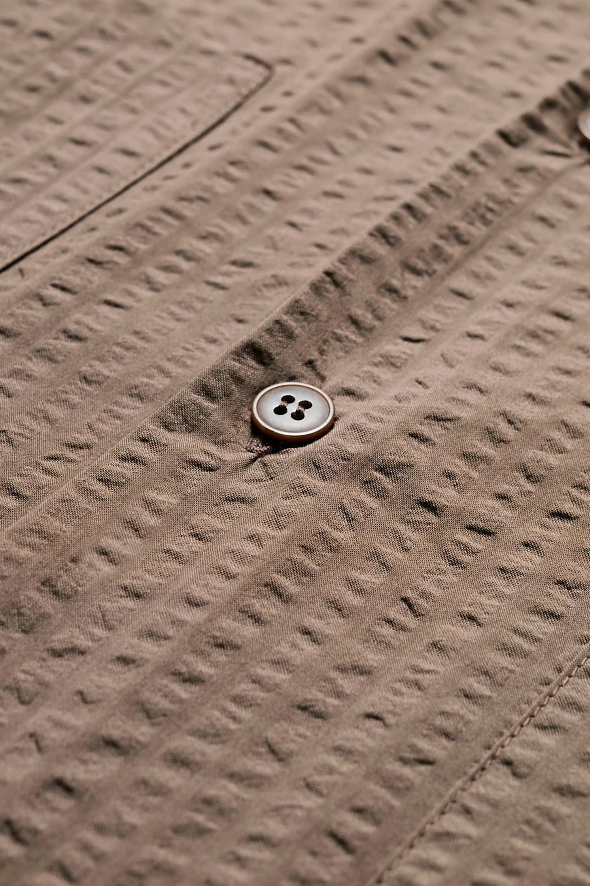 Mirari Seersucker Shirt Brown sold by Kloke product image thumbnail 5