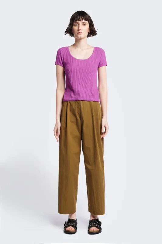 Celsius Knit T-Shirt Fuchsia made by Kloke