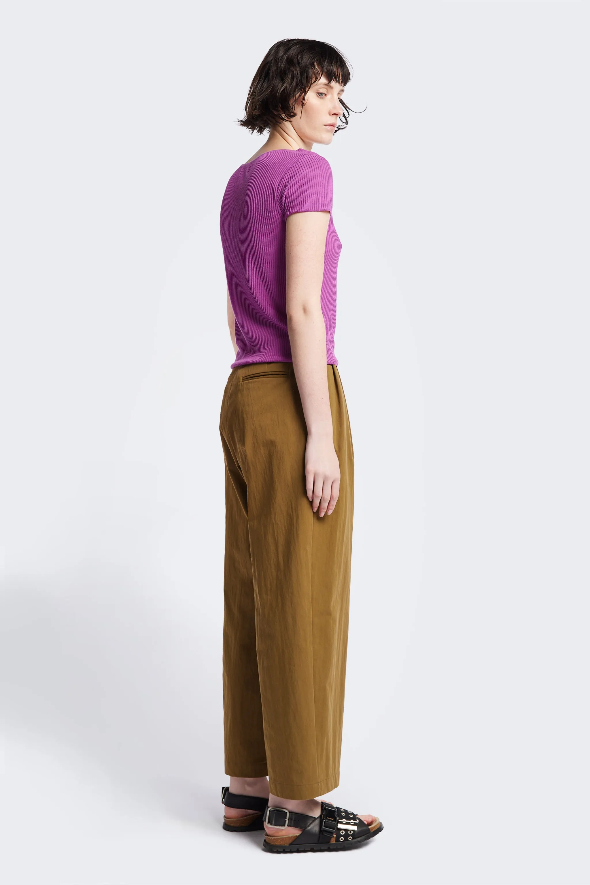 Celsius Knit T-Shirt Fuchsia sold by Kloke product image thumbnail 4