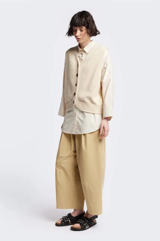 Ritual Knit Vest Ecru made by Kloke