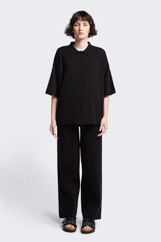 Escalade Knit Shirt Black made by Kloke