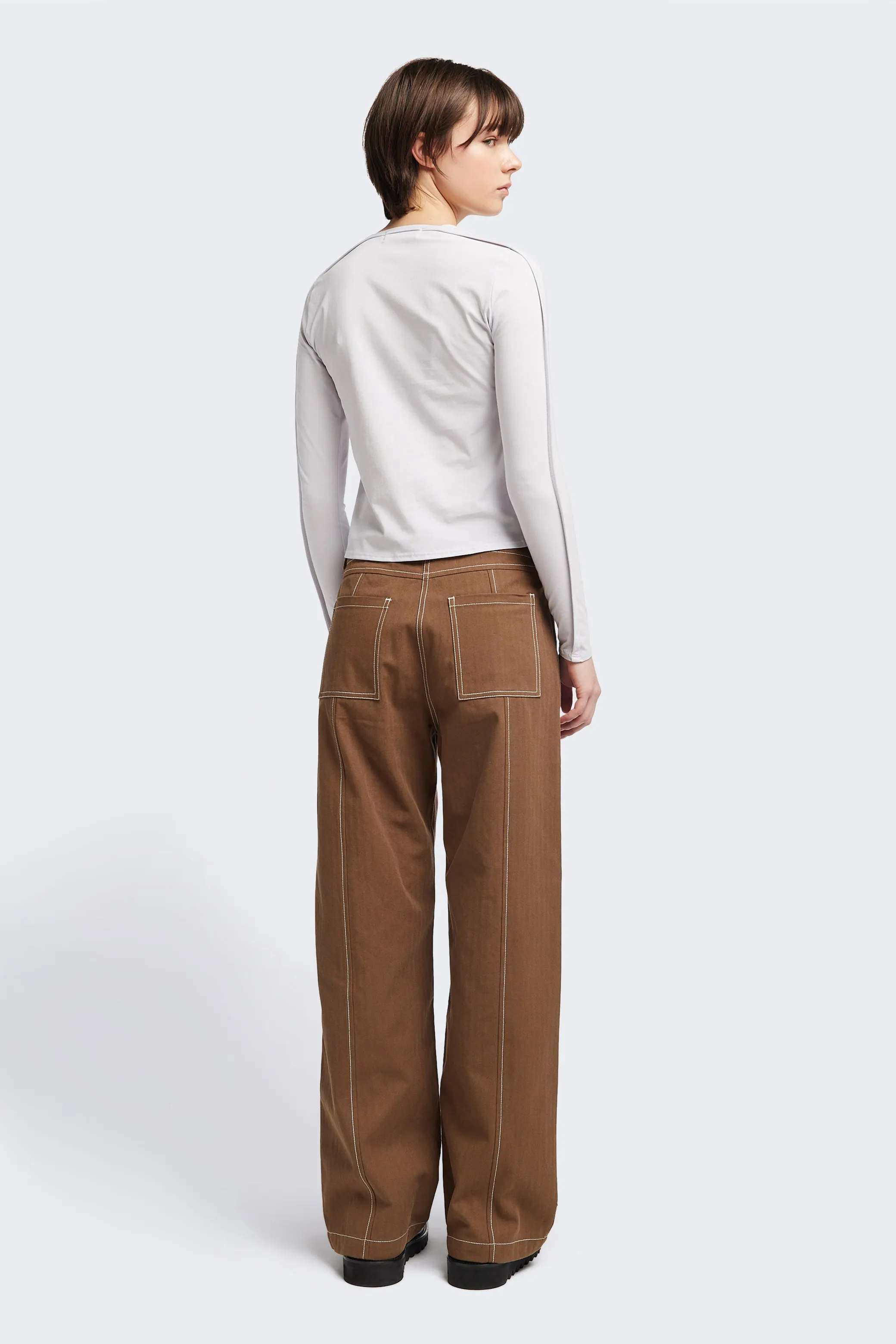Delta Pant Brown sold by Kloke product image thumbnail 5