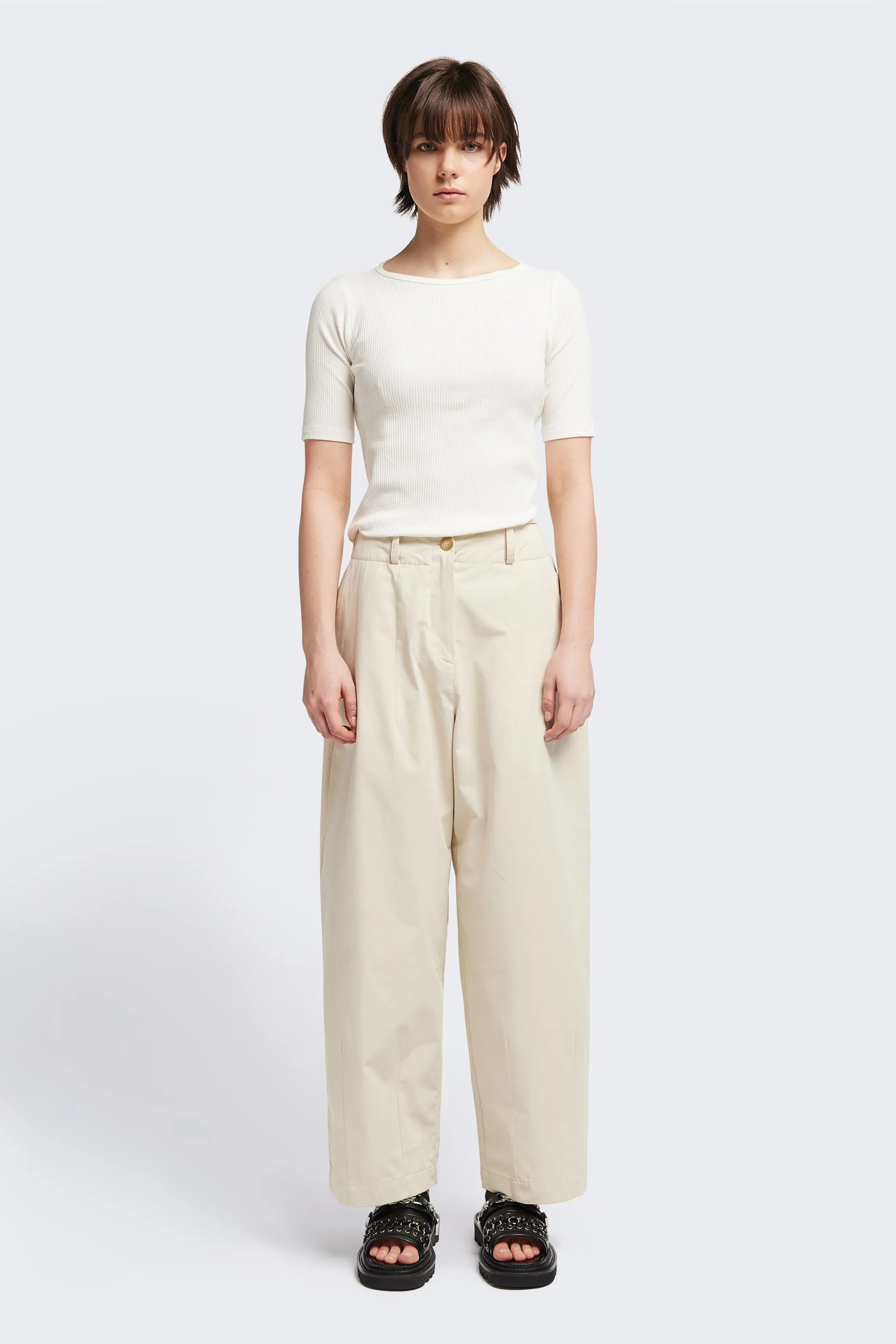 Ply Pant Ecru sold by Kloke