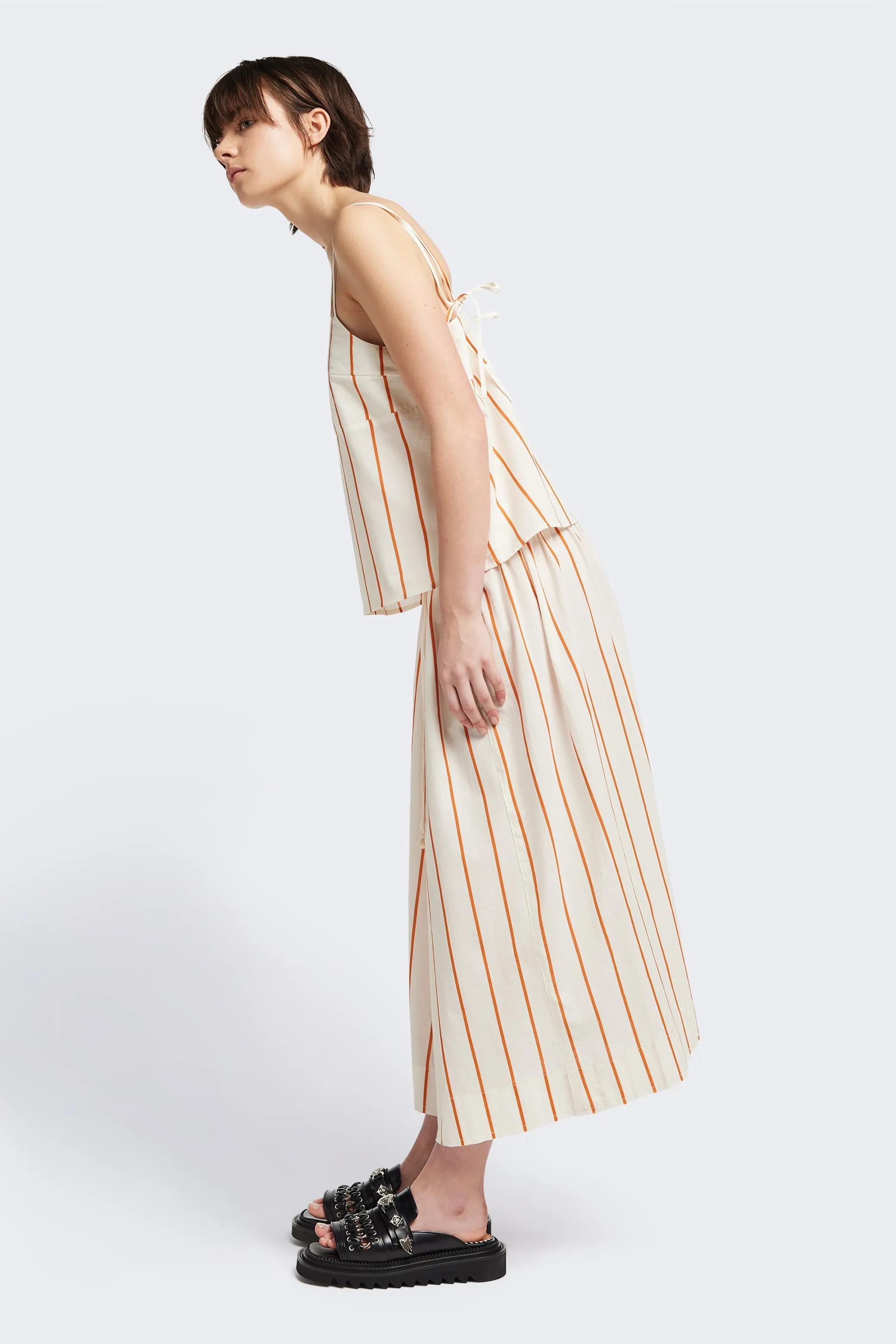 After Strap Tank Burnt Orange Stripe sold by Kloke product image thumbnail 3