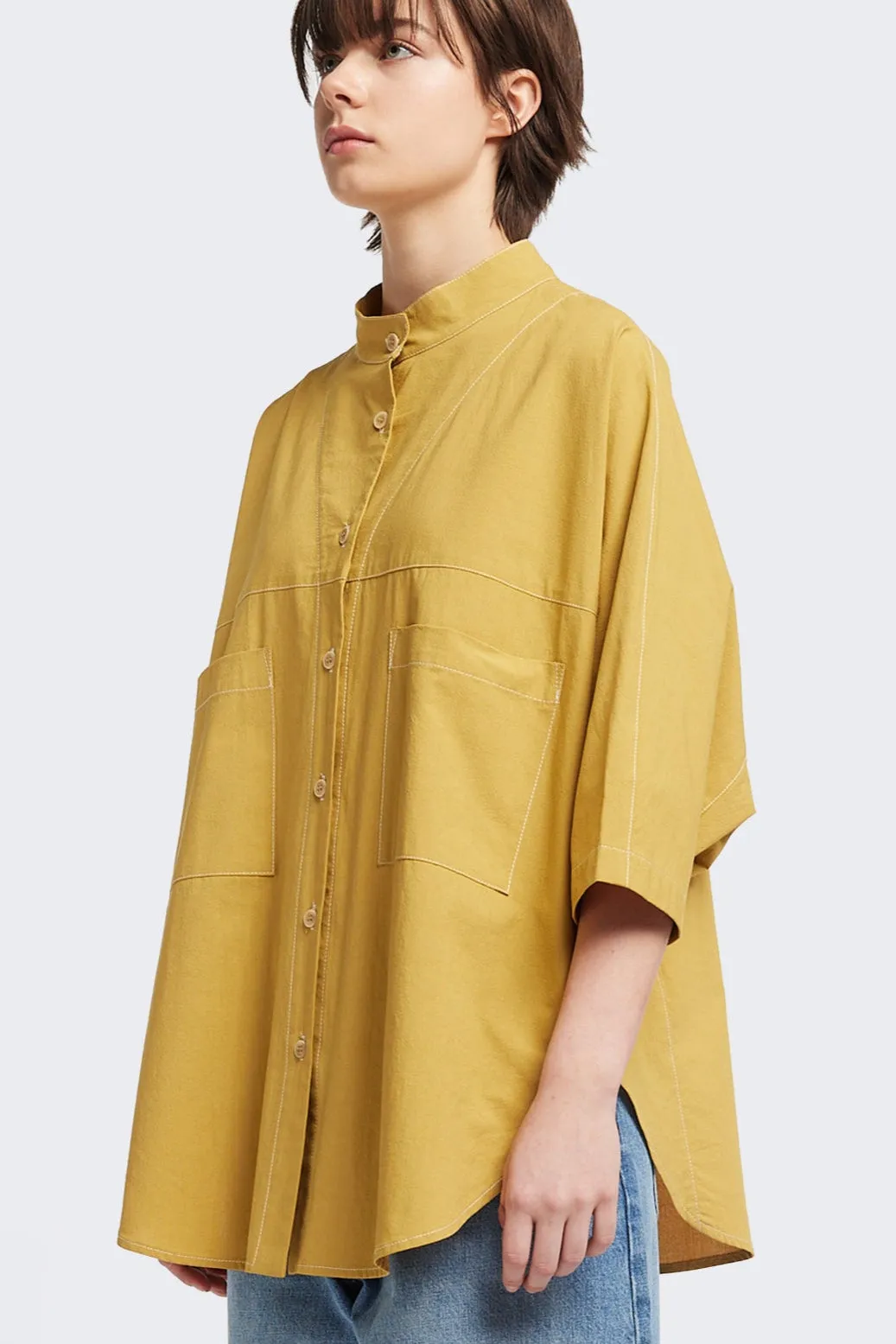 Idyll Shirt Mustard sold by Kloke
