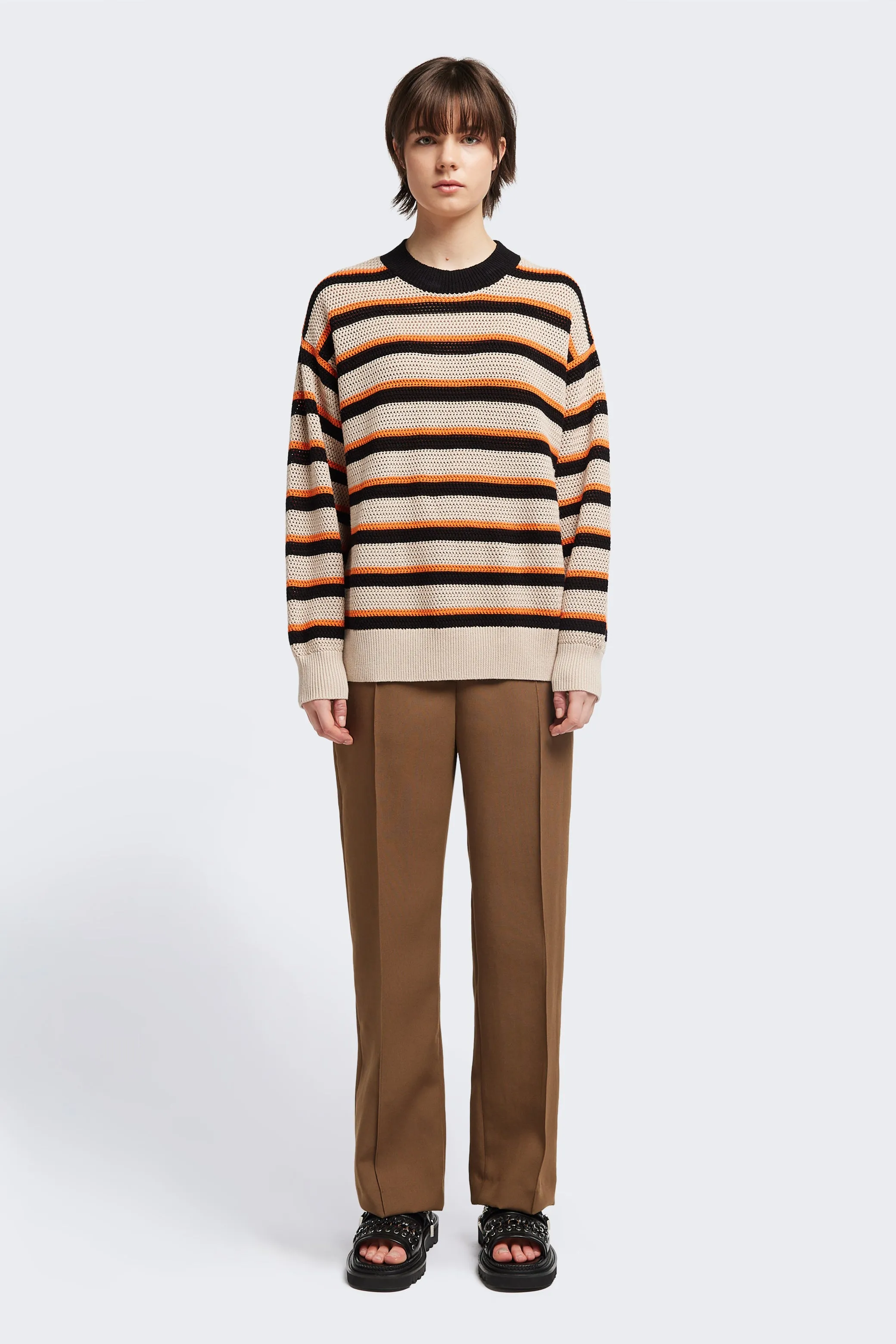 Lakeside Crochet Sweater Stripe sold by Kloke