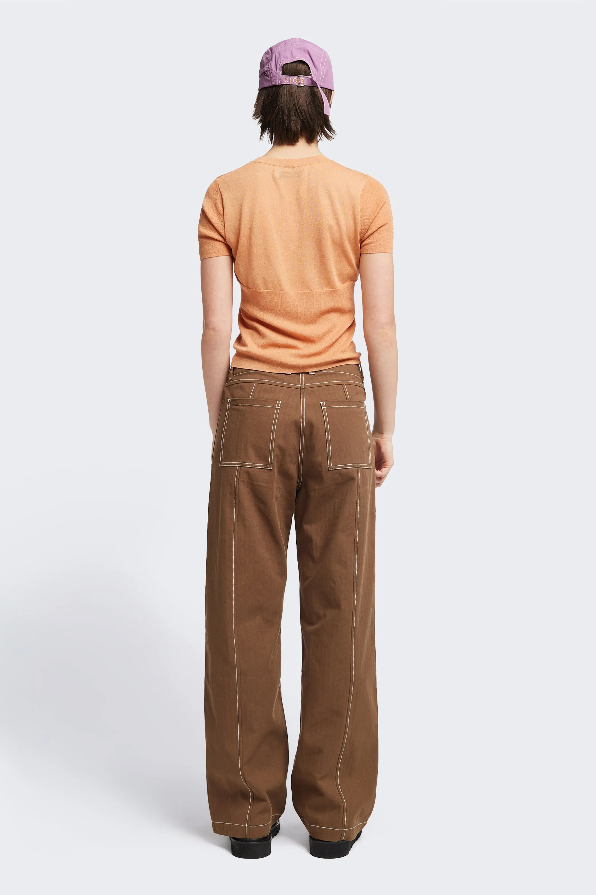 Break Knit Top Pale Orange sold by Kloke product image thumbnail 4