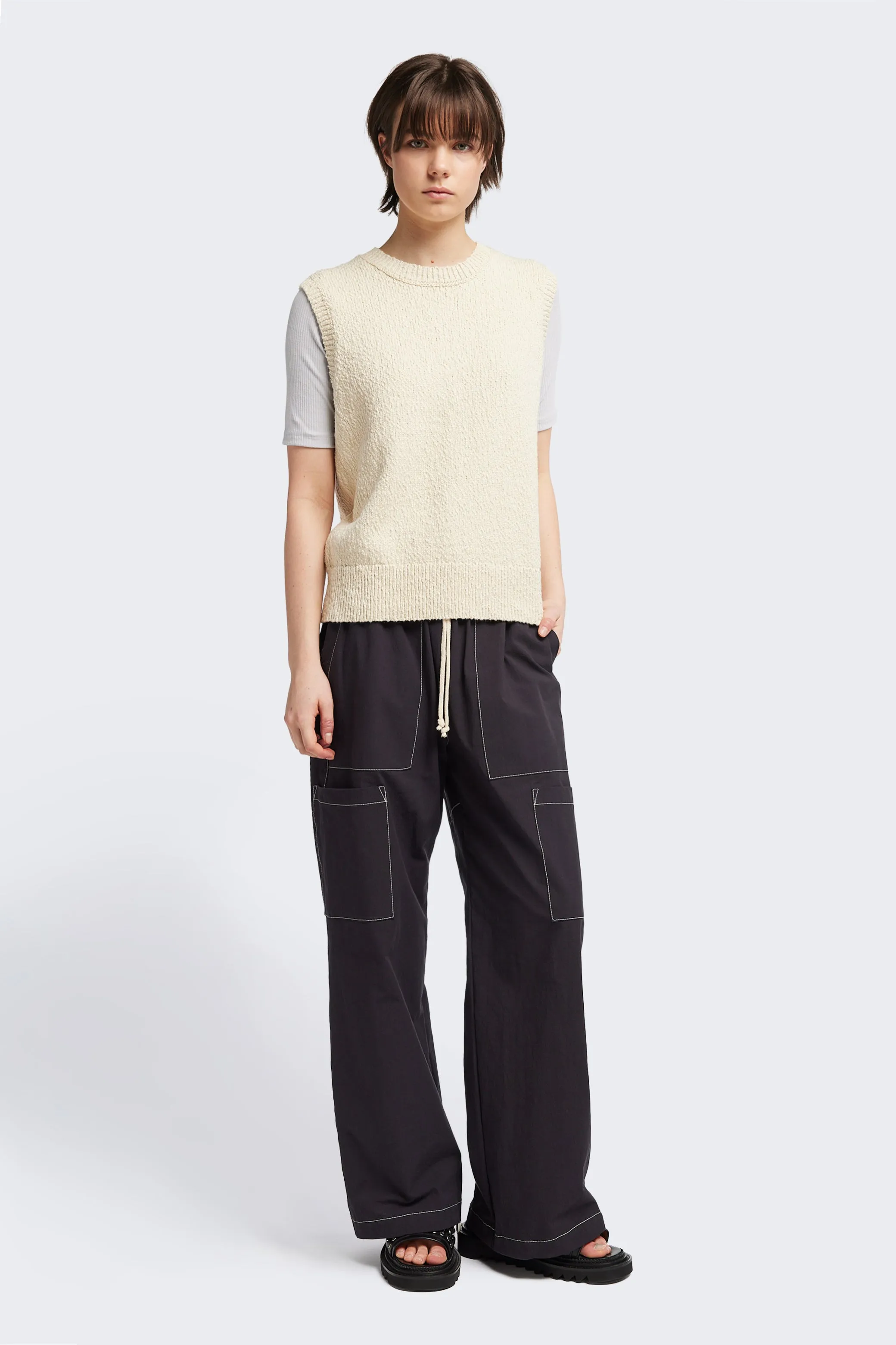 Picknicker Knit Vest Ecru sold by Kloke product image thumbnail 2