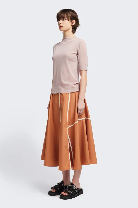 Flow Mesh Top Pale Mauve/Peach made by Kloke