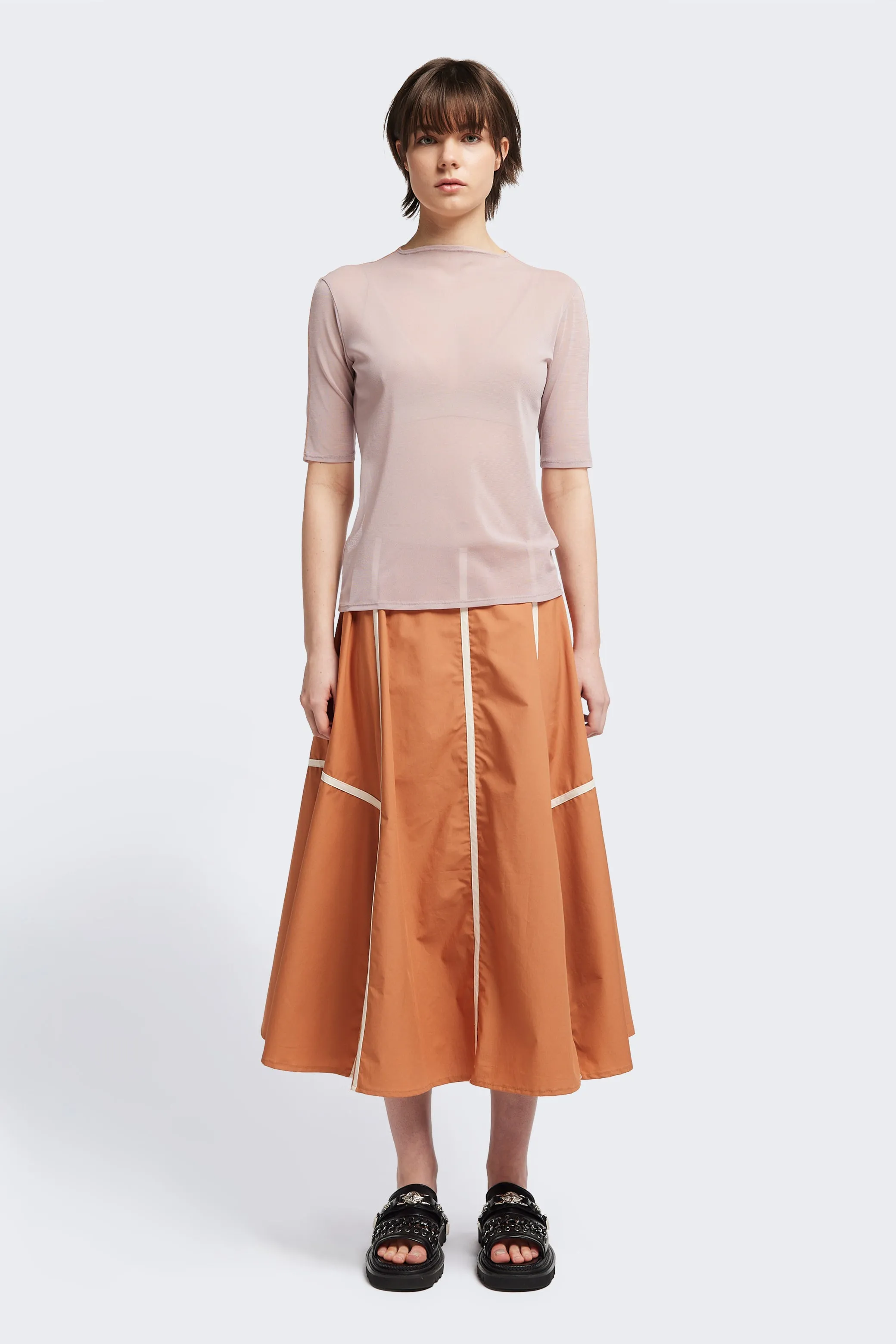 Flow Mesh Top Pale Mauve/Peach sold by Kloke product image thumbnail 2