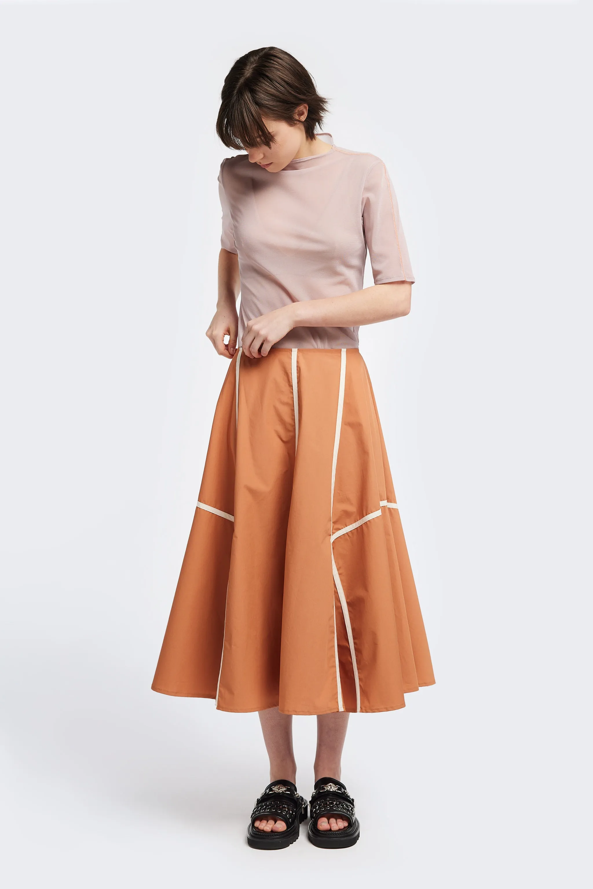 Flow Mesh Top Pale Mauve/Peach sold by Kloke product image thumbnail 5