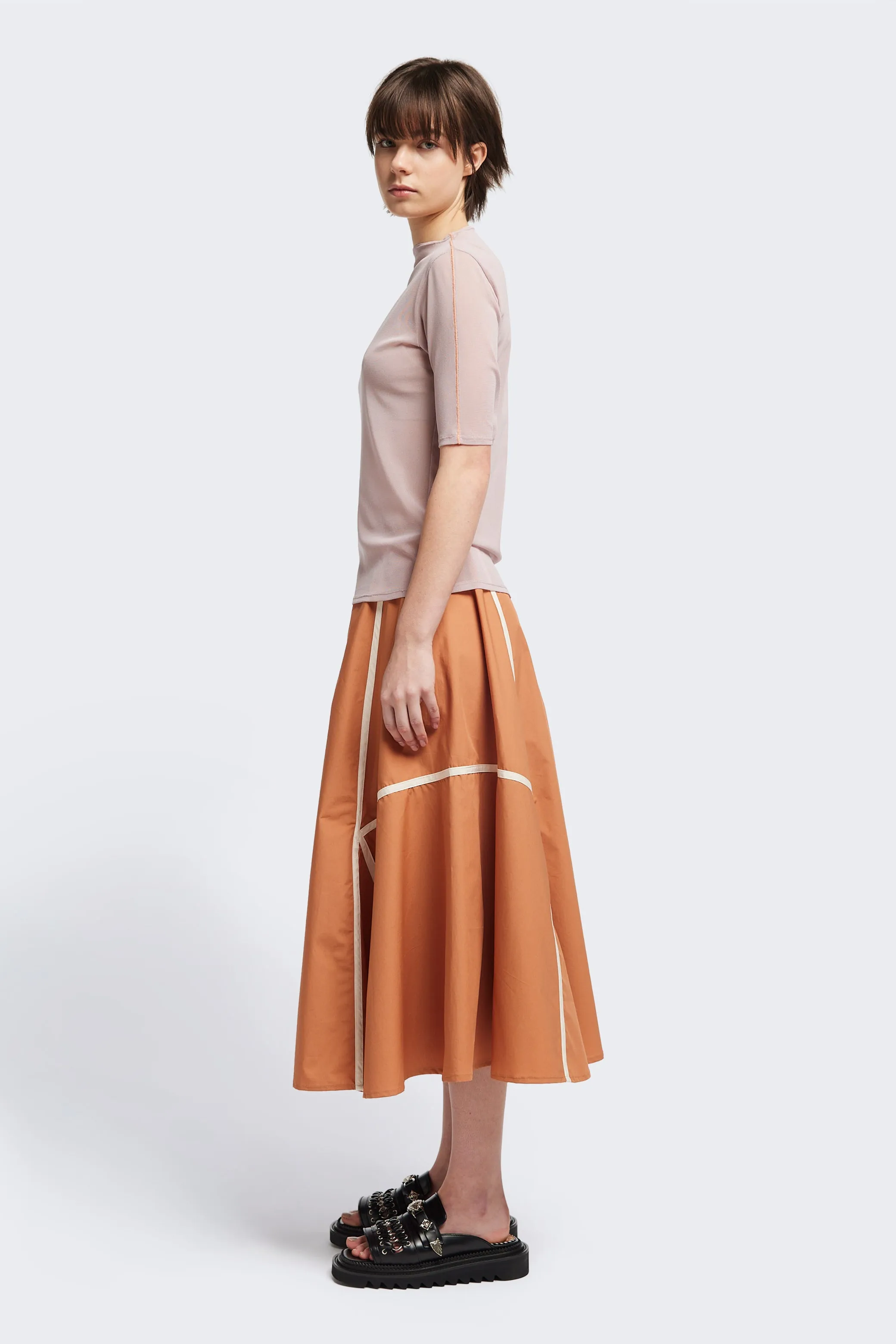 Flow Mesh Top Pale Mauve/Peach sold by Kloke product image thumbnail 3