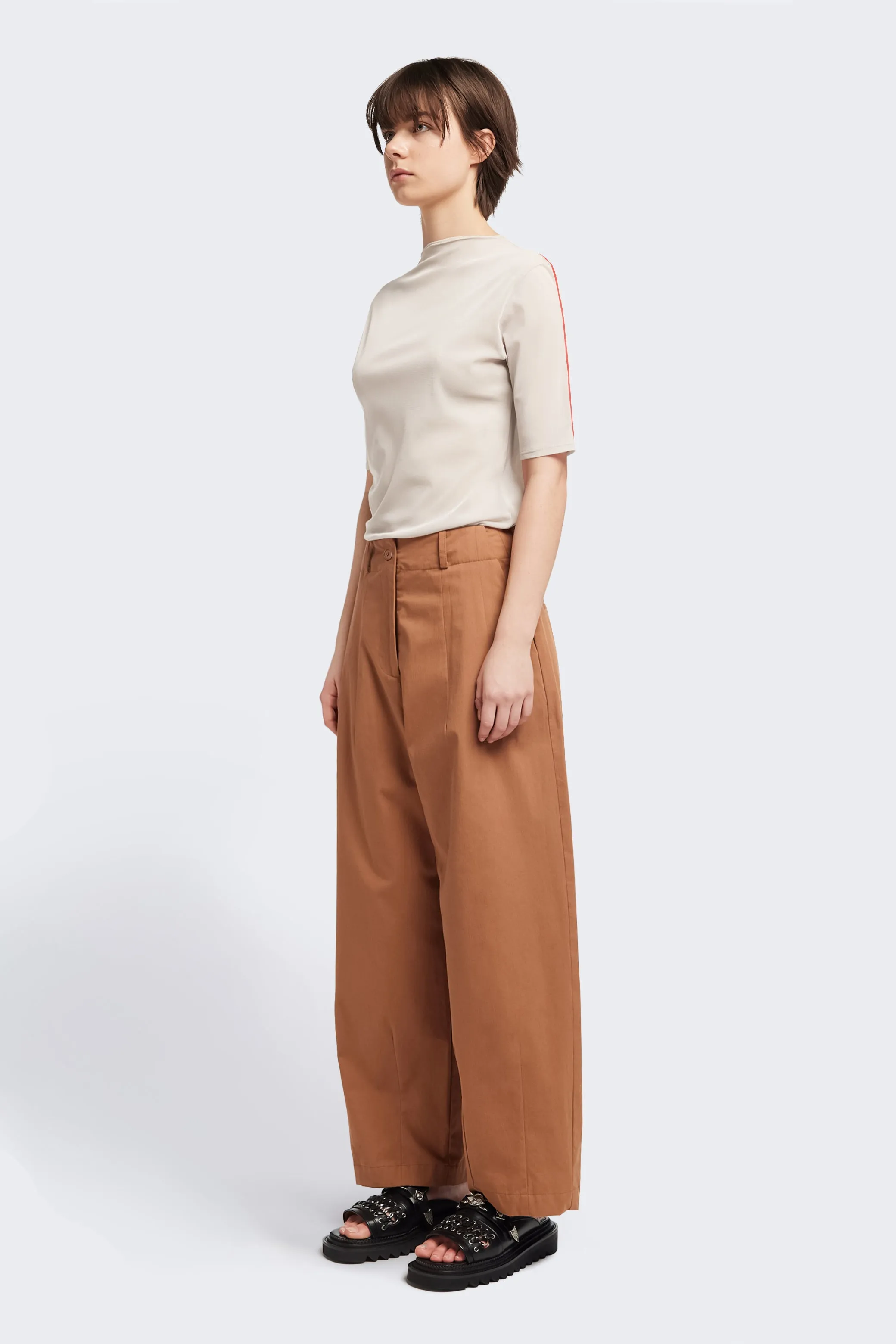 Flow Mesh Top Ecru/Red sold by Kloke product image thumbnail 2