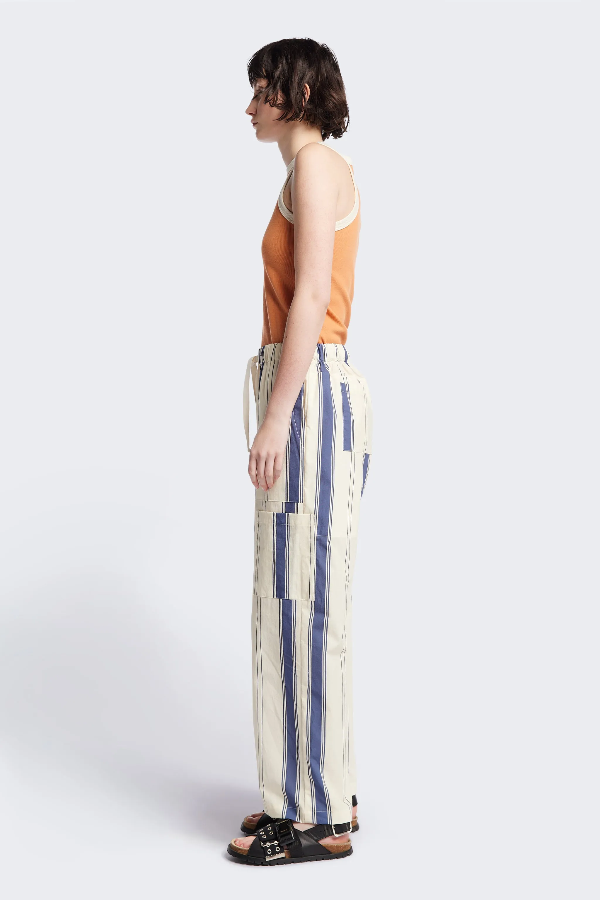 Flux Racer Back Tank Pastel Orange w Ecru Bind sold by Kloke product image thumbnail 5