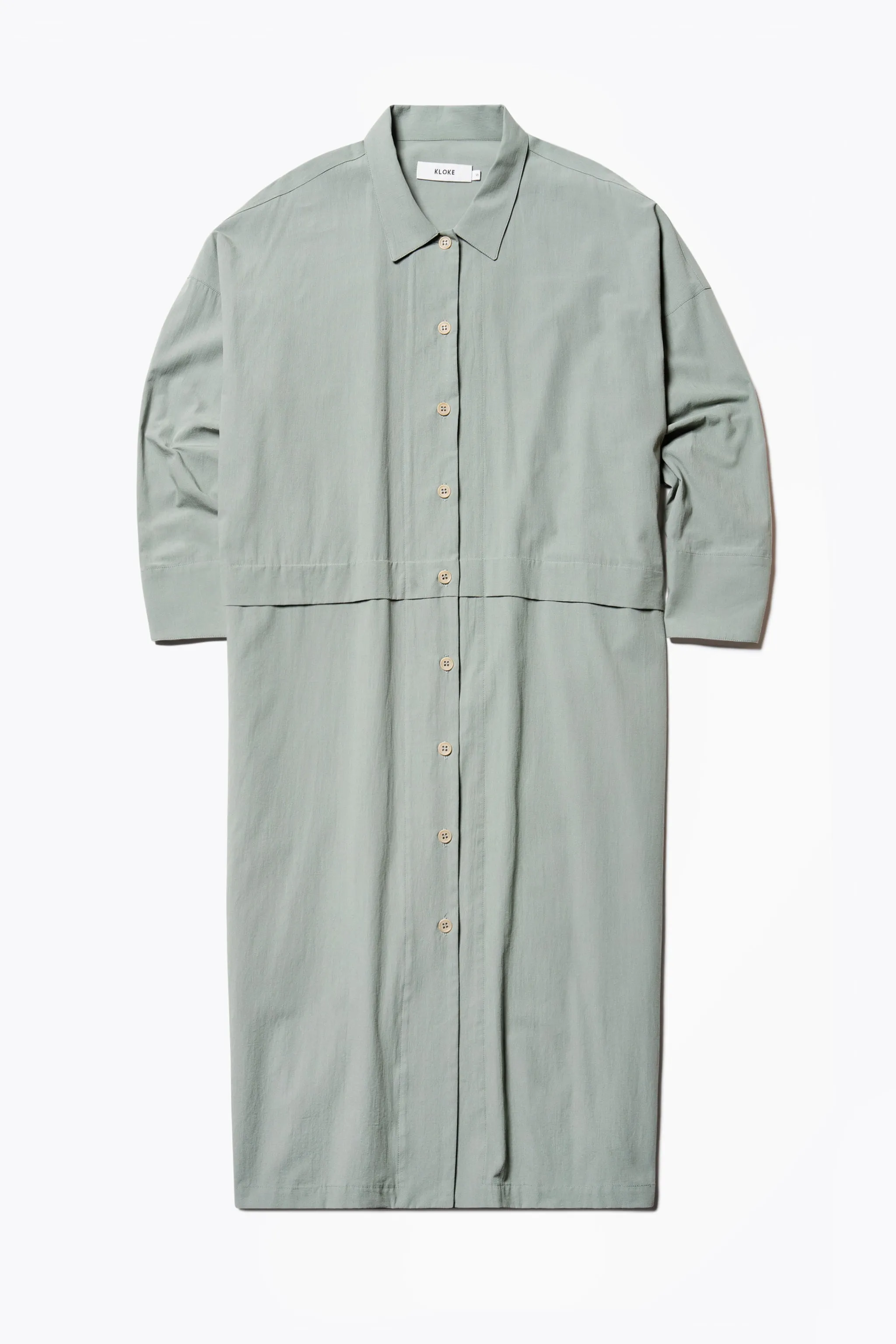 Sundown Shirt Dress Olive sold by Kloke product image thumbnail 5