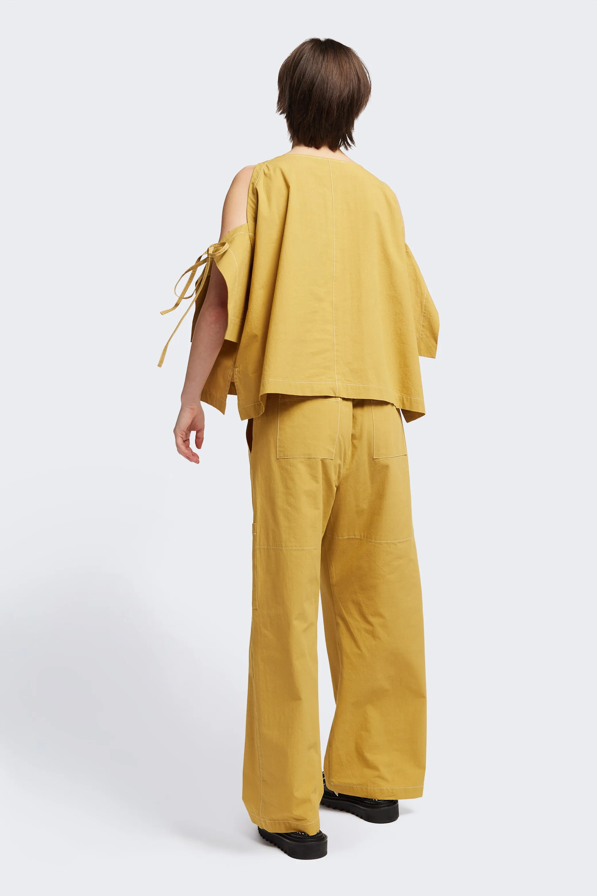 Open Shoulder Top Mustard sold by Kloke product image thumbnail 5