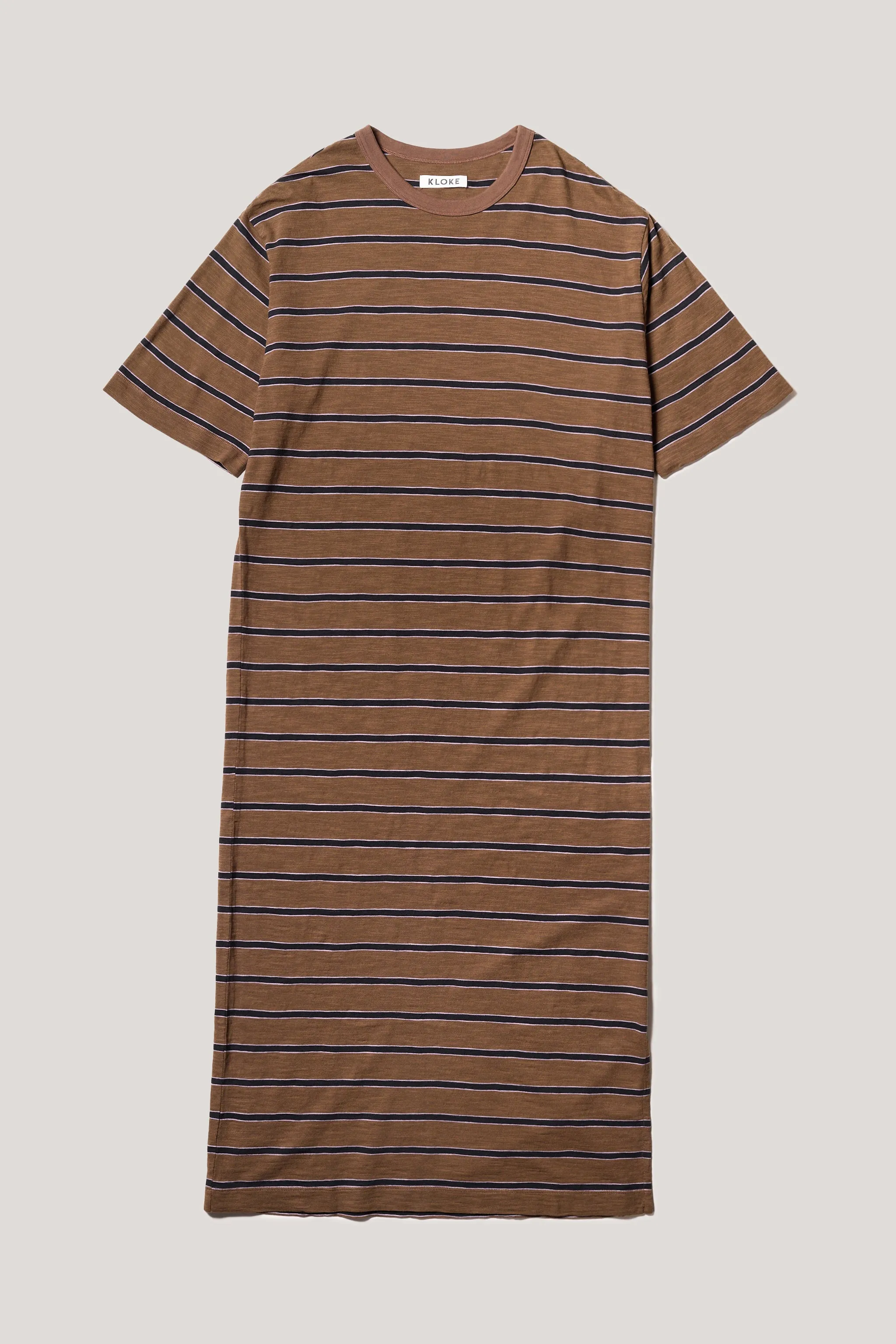 Fidelity Dress Brown/Black/Lilac Stripe sold by Kloke product image thumbnail 5