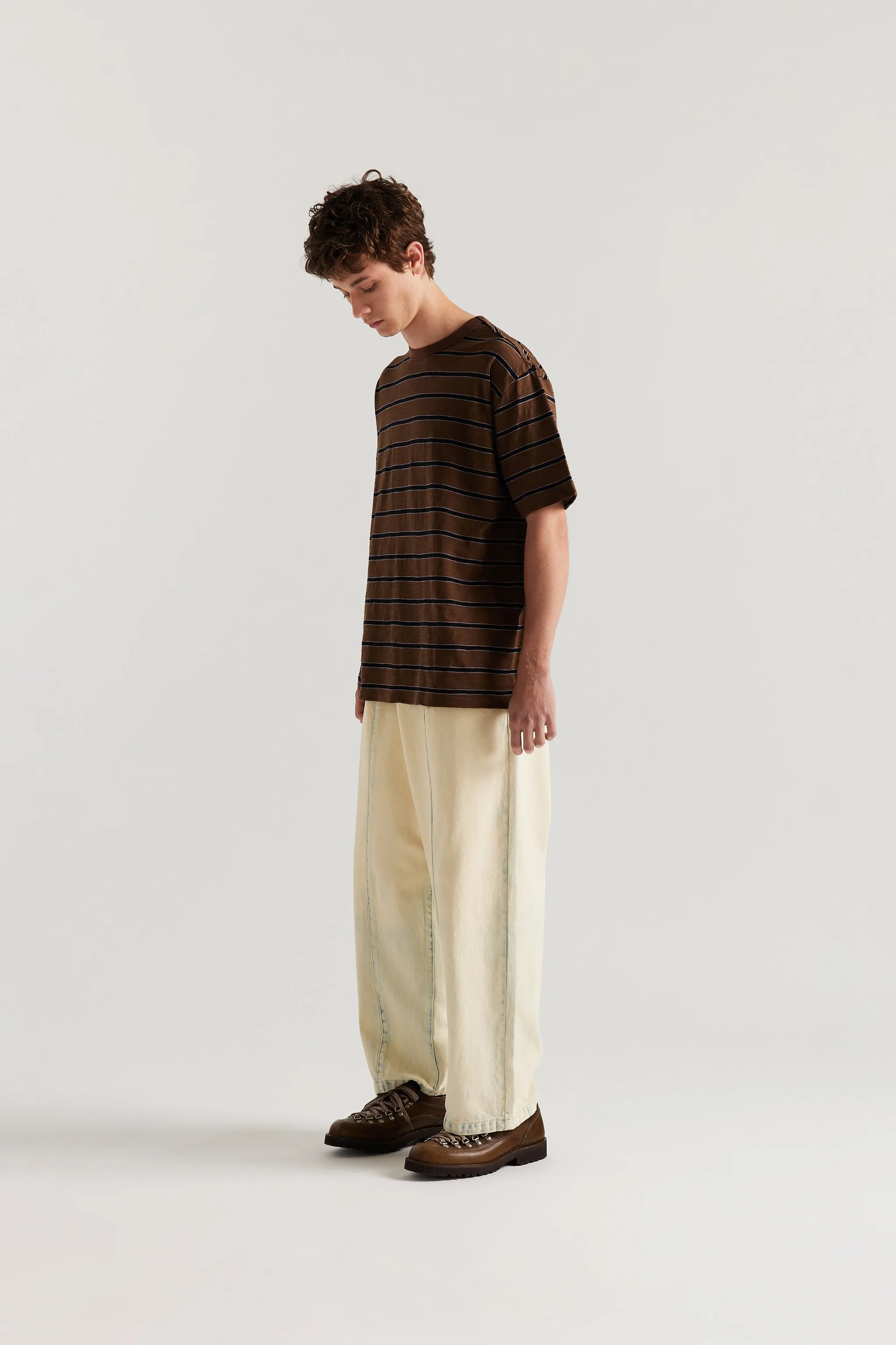 Vocation Tee Brown/Black/Lilac Stripe sold by Kloke product image thumbnail 3