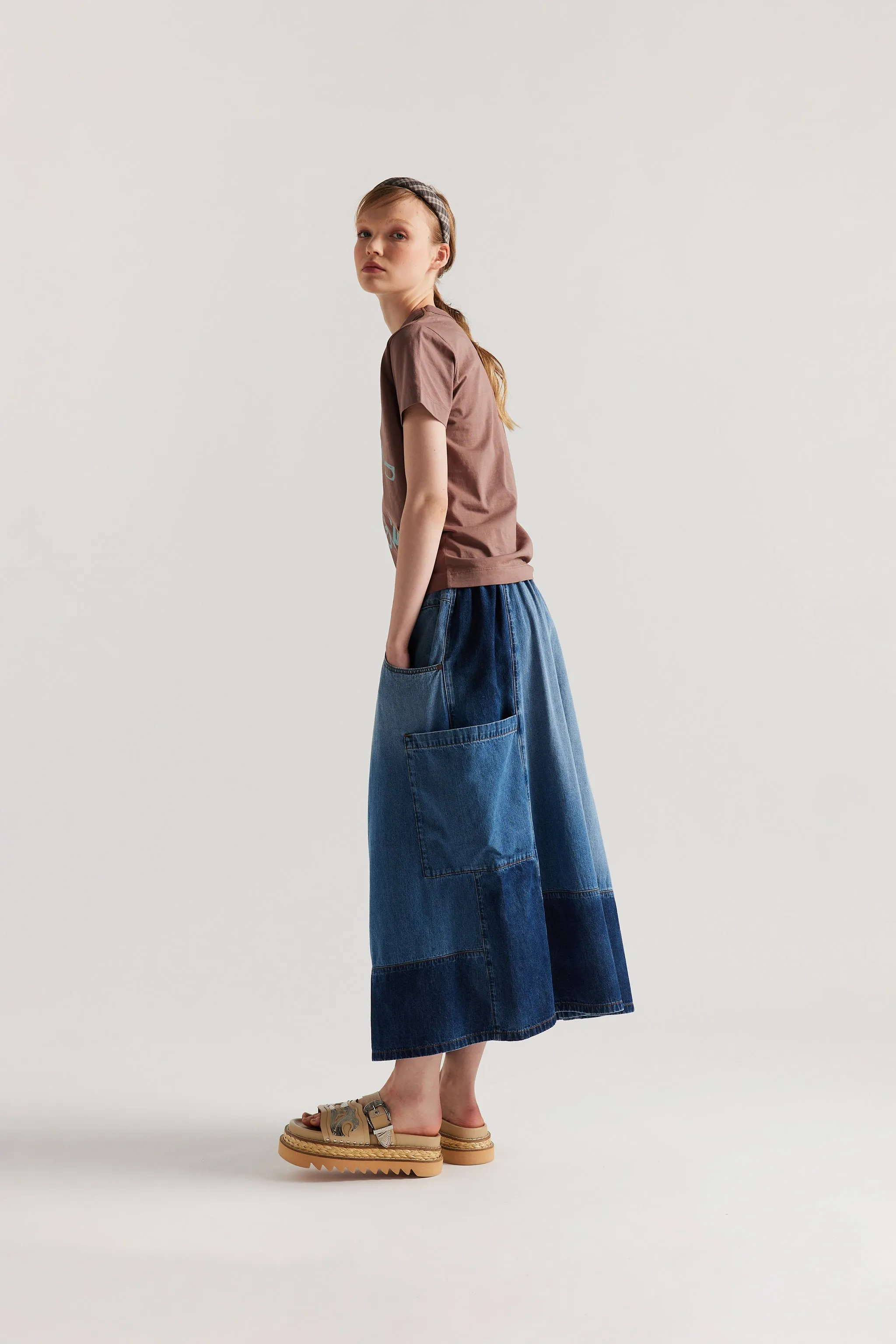 Tutti Felice Print Tee Cocoa sold by Kloke product image thumbnail 5