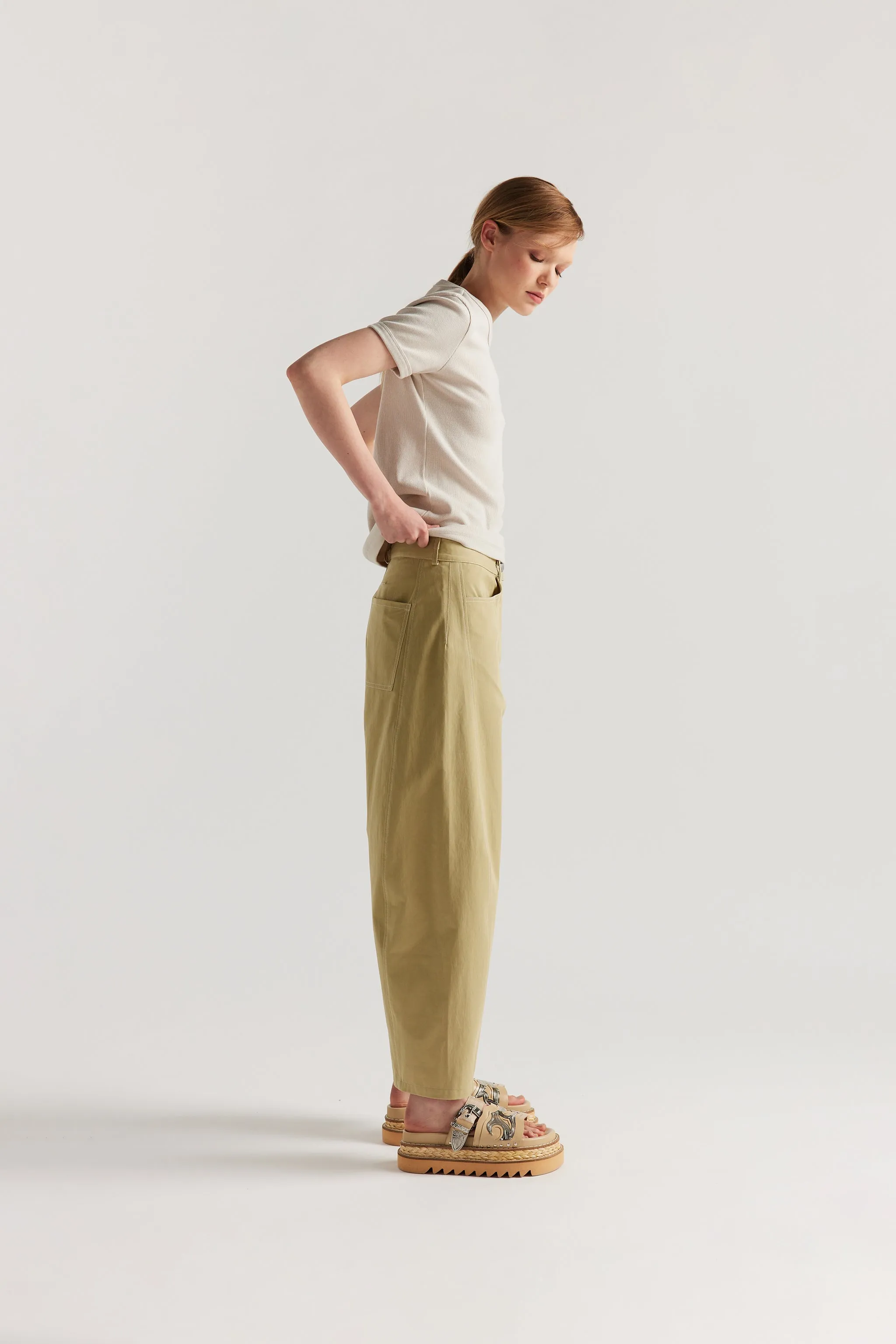 Initial Dart Pant Sand sold by Kloke product image thumbnail 3