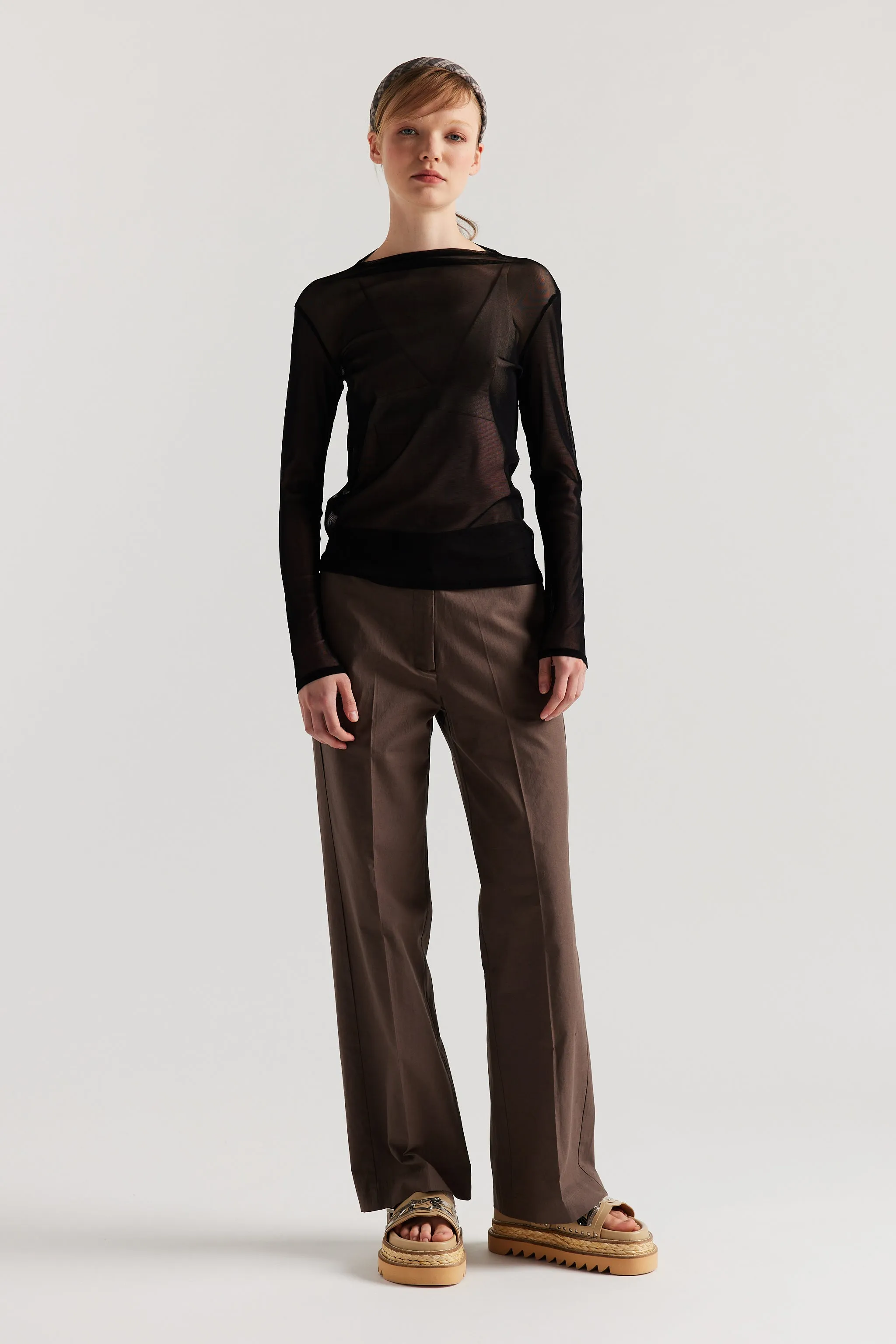 Exist Mesh Top Jet Black sold by Kloke