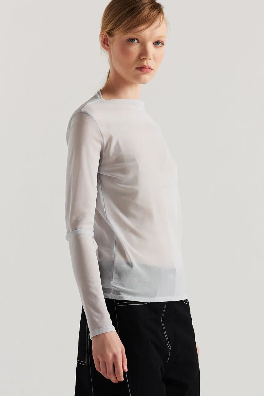 Exist Mesh Top Pale Blue sold by Kloke