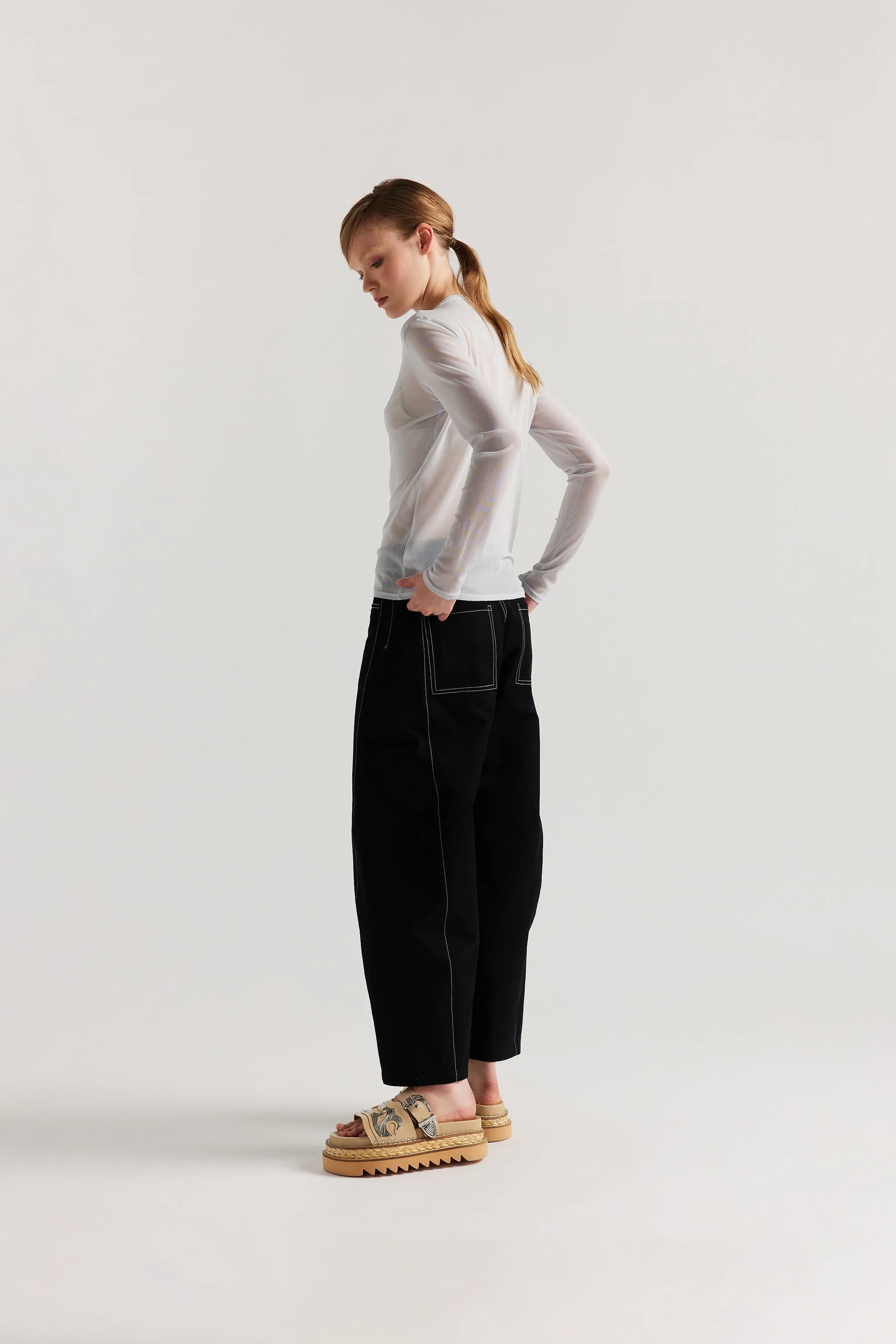 Exist Mesh Top Pale Blue sold by Kloke product image thumbnail 3