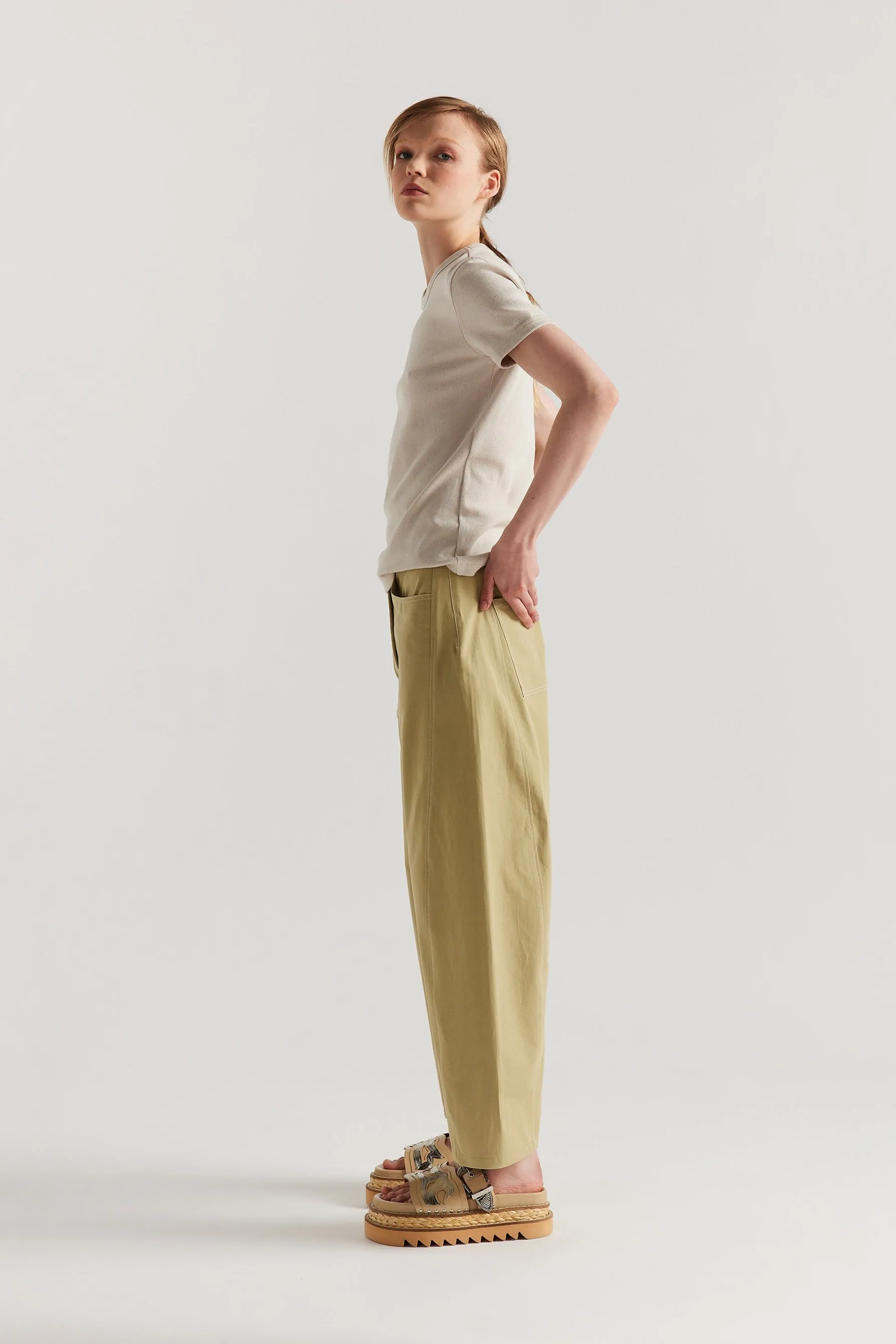 Veil Rib Tee Bone sold by Kloke product image thumbnail 2