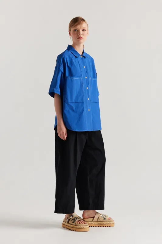 Tumult Shirt Cobalt Blue made by Kloke