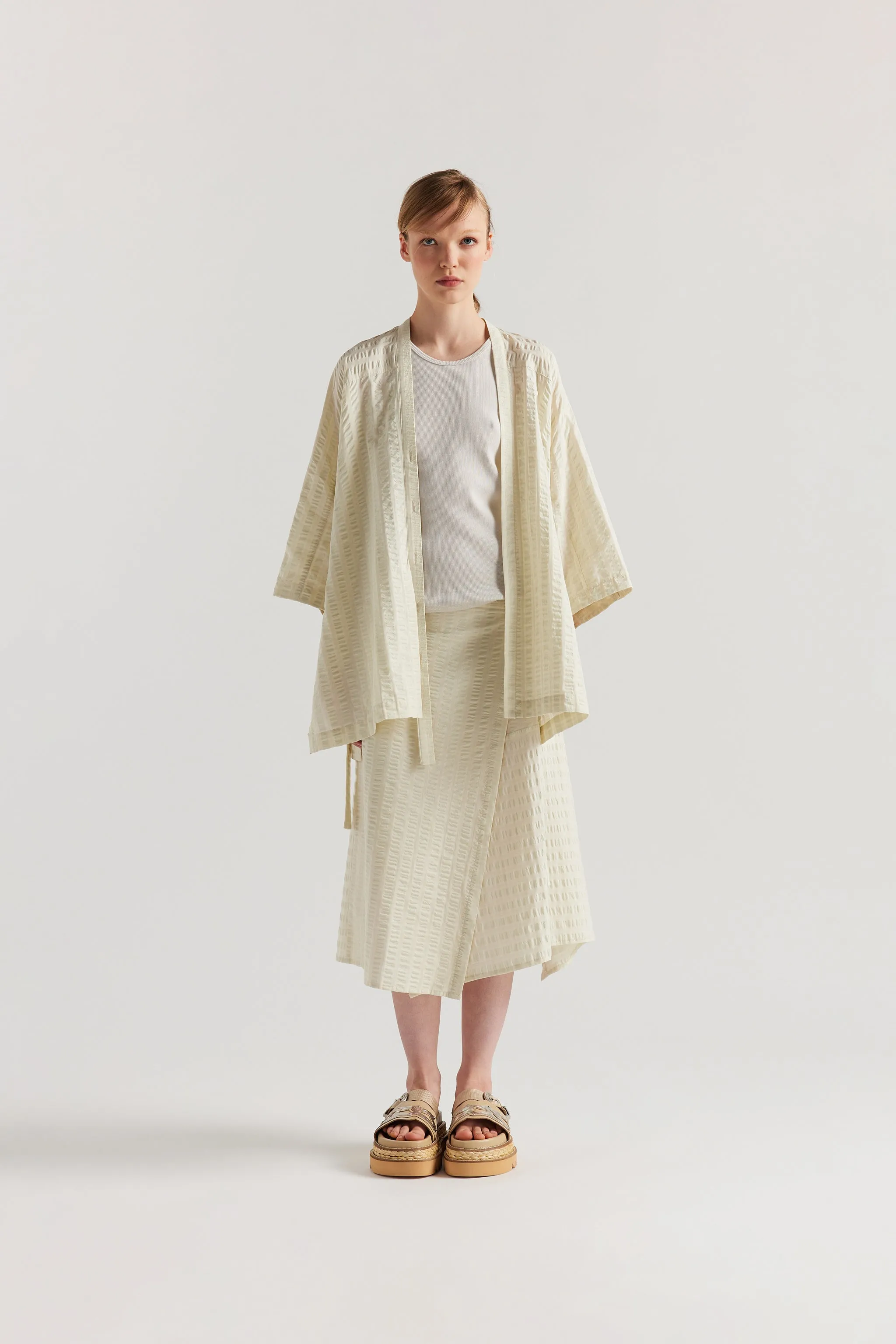 Glide Wrap Top Butter Check sold by Kloke product image thumbnail 4