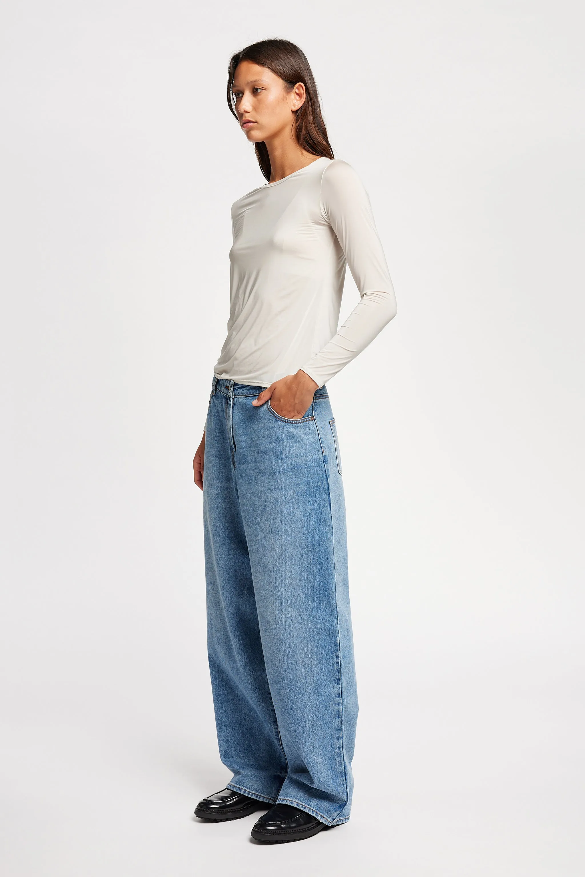 Expansion Long Sleeve Top Off White sold by Kloke product image thumbnail 2