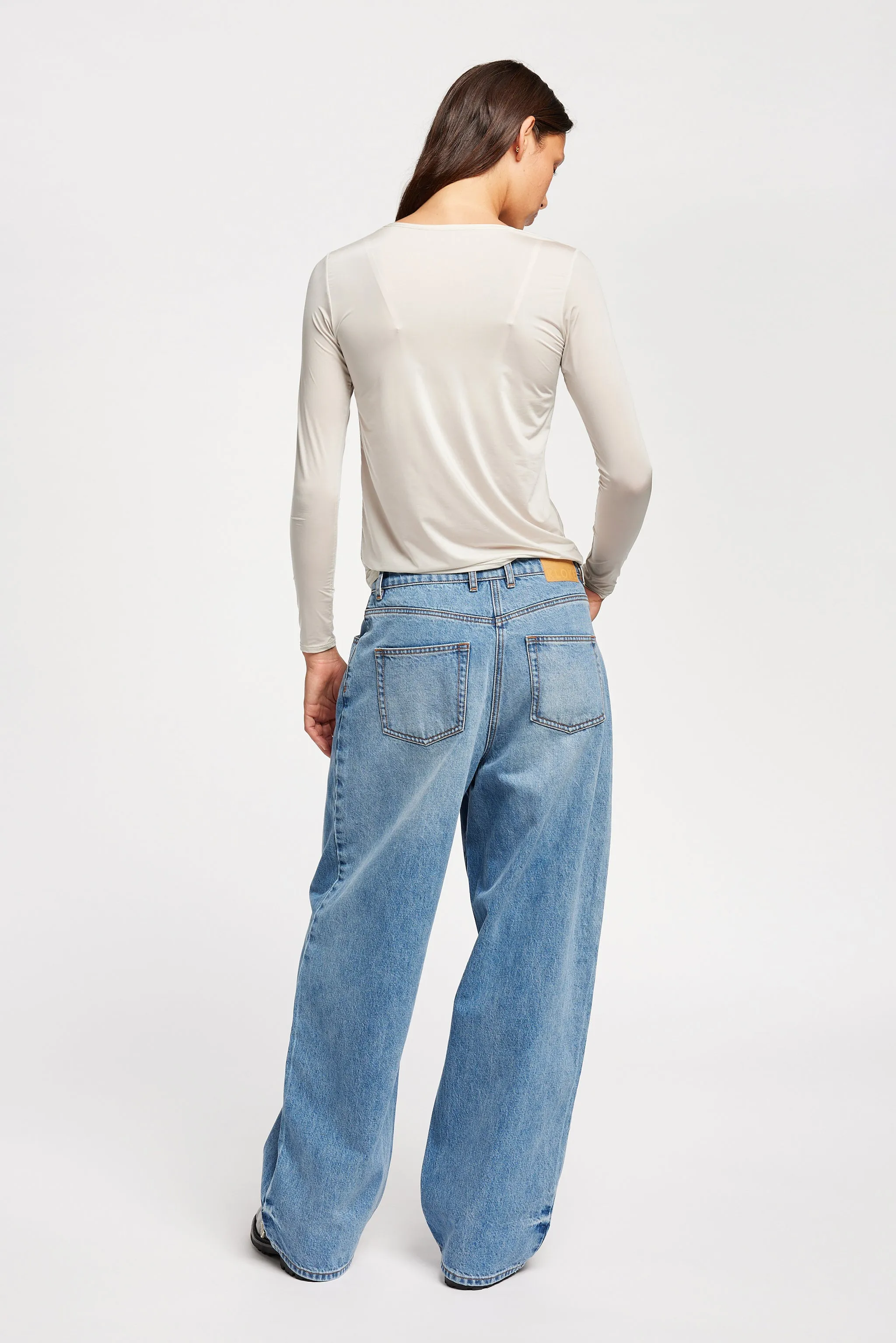 Expansion Long Sleeve Top Off White sold by Kloke product image thumbnail 4