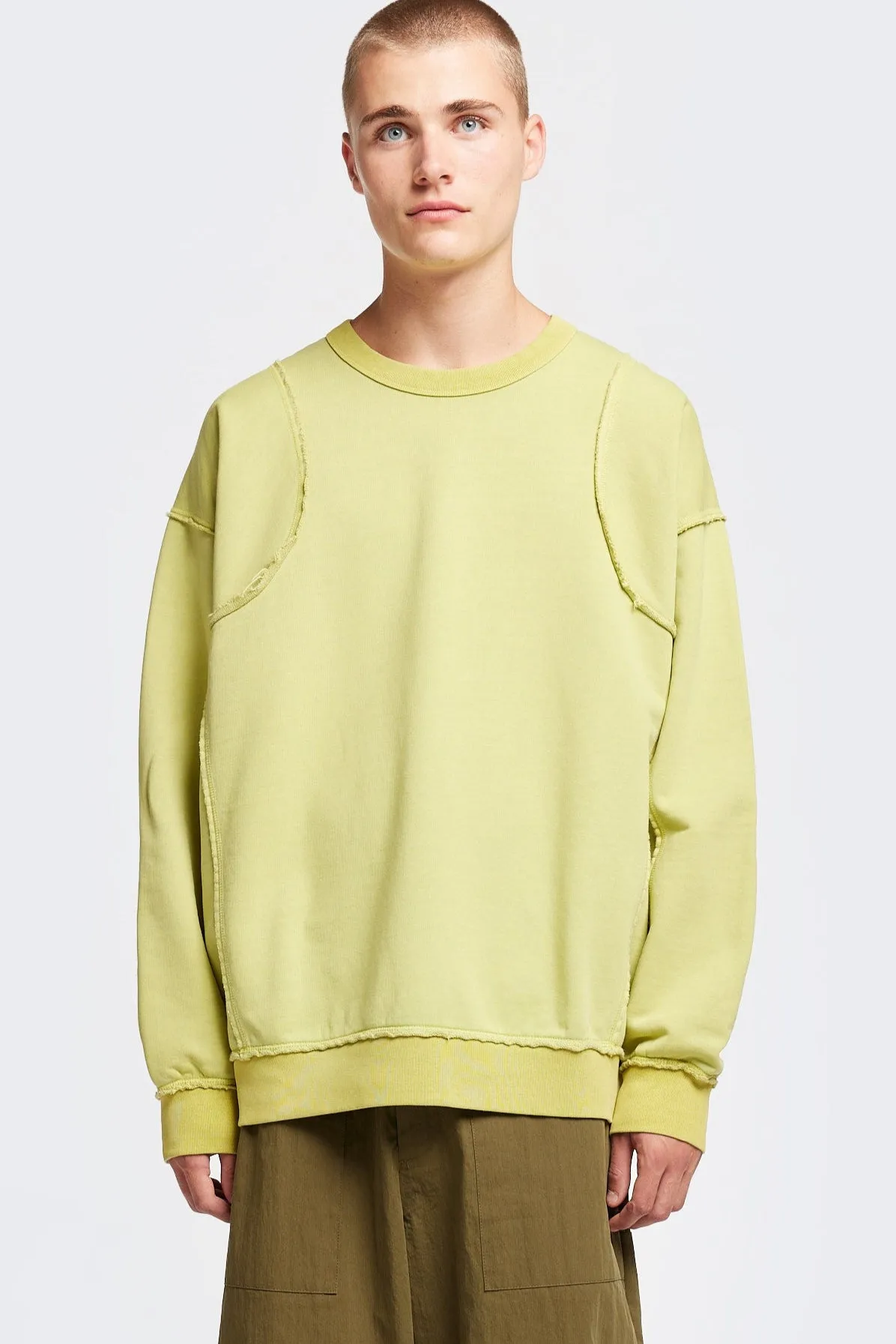 Format Unisex Sweater Chartreuse sold by Kloke product image thumbnail 2