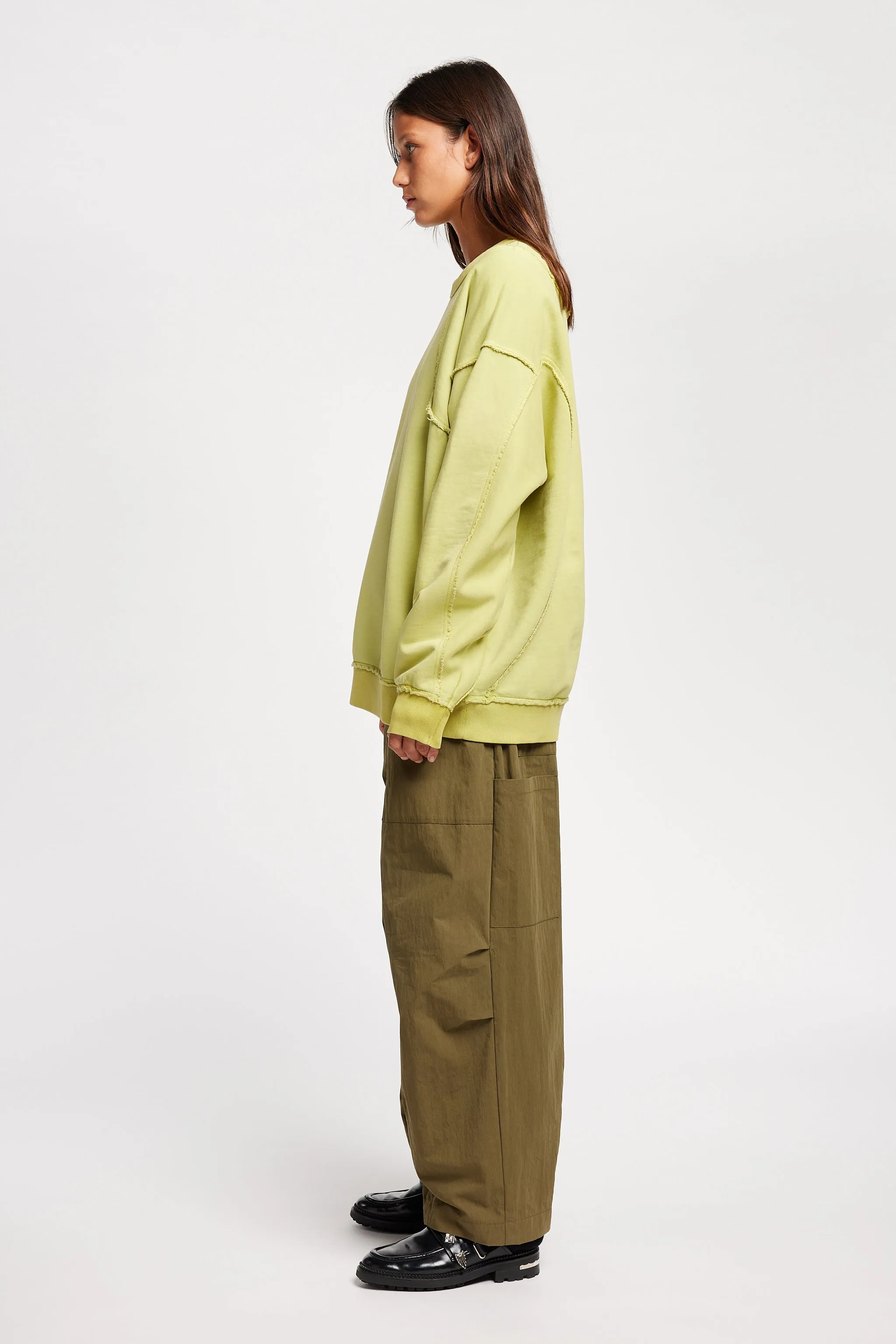 Format Unisex Sweater Chartreuse sold by Kloke product image thumbnail 4
