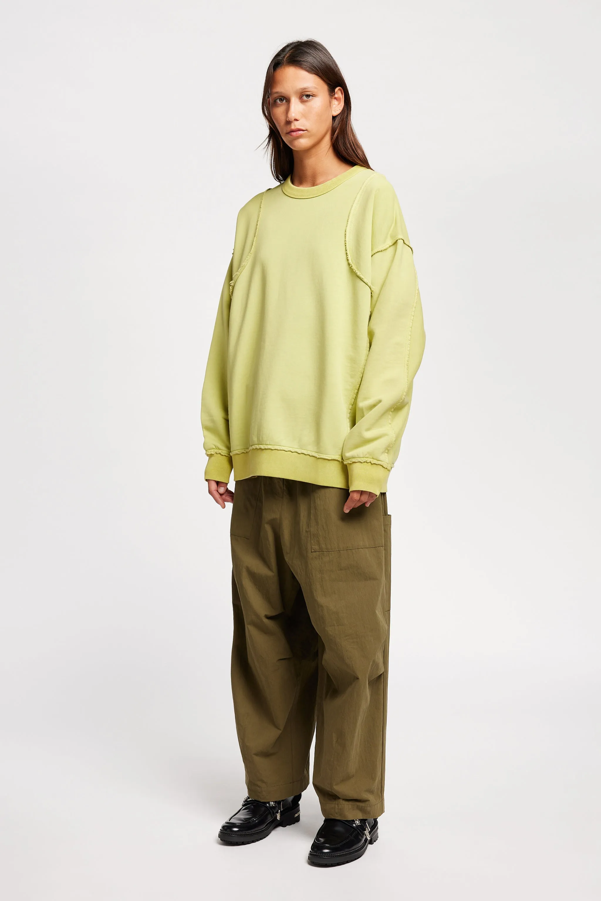 Format Unisex Sweater Chartreuse sold by Kloke product image thumbnail 3