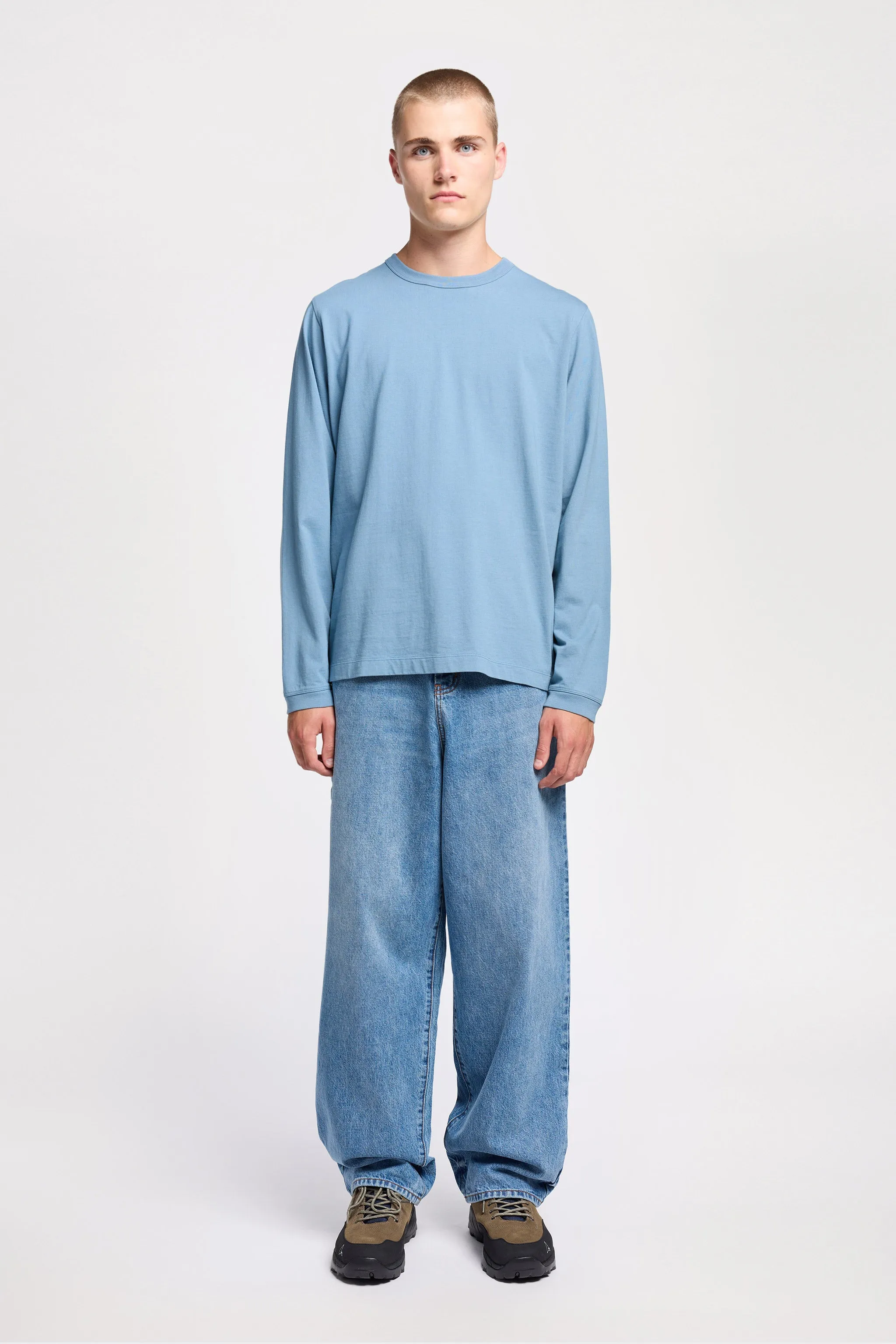 Offline L/S T-Shirt Blue sold by Kloke