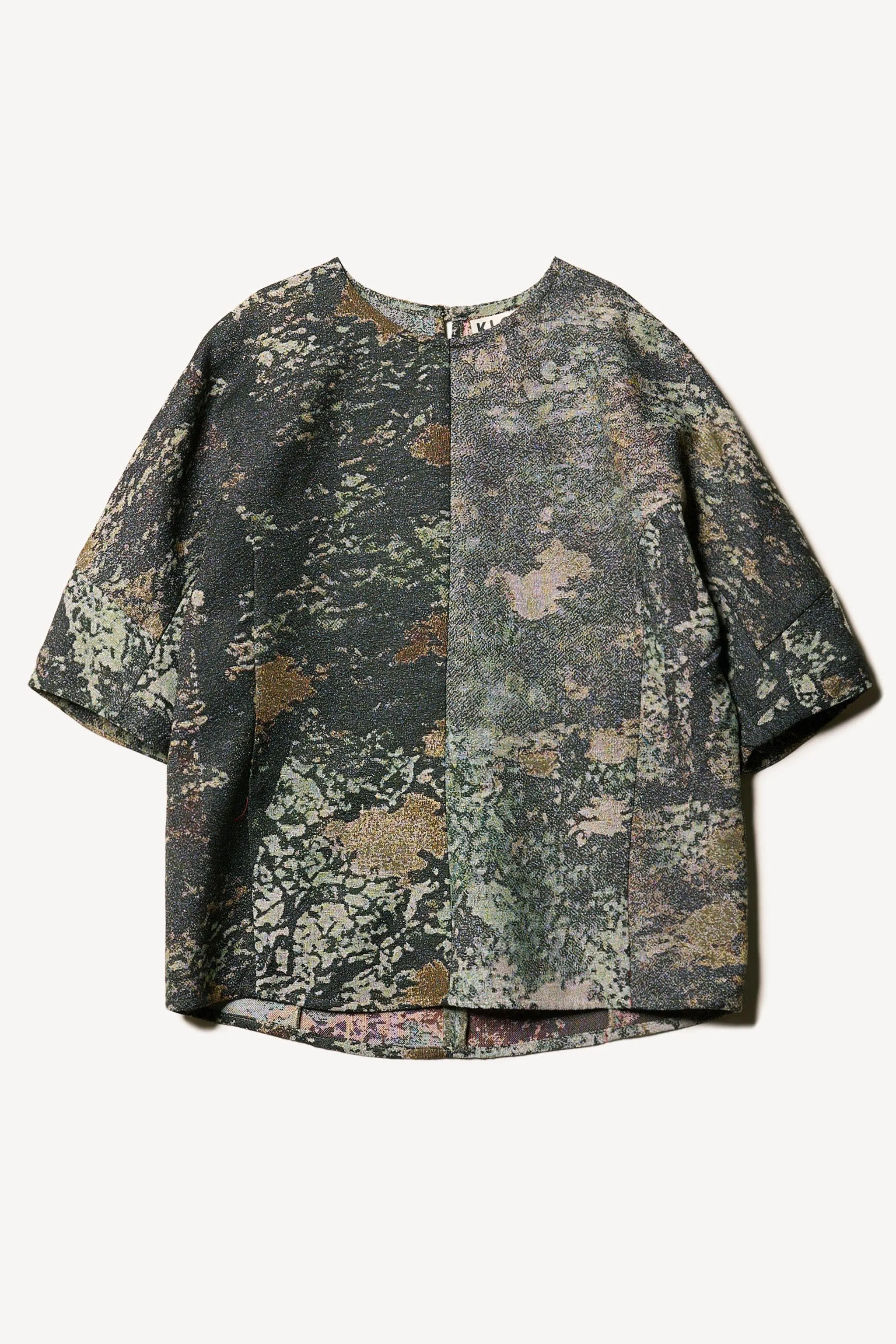 Forge Jacquard Top Green Print sold by Kloke product image thumbnail 5