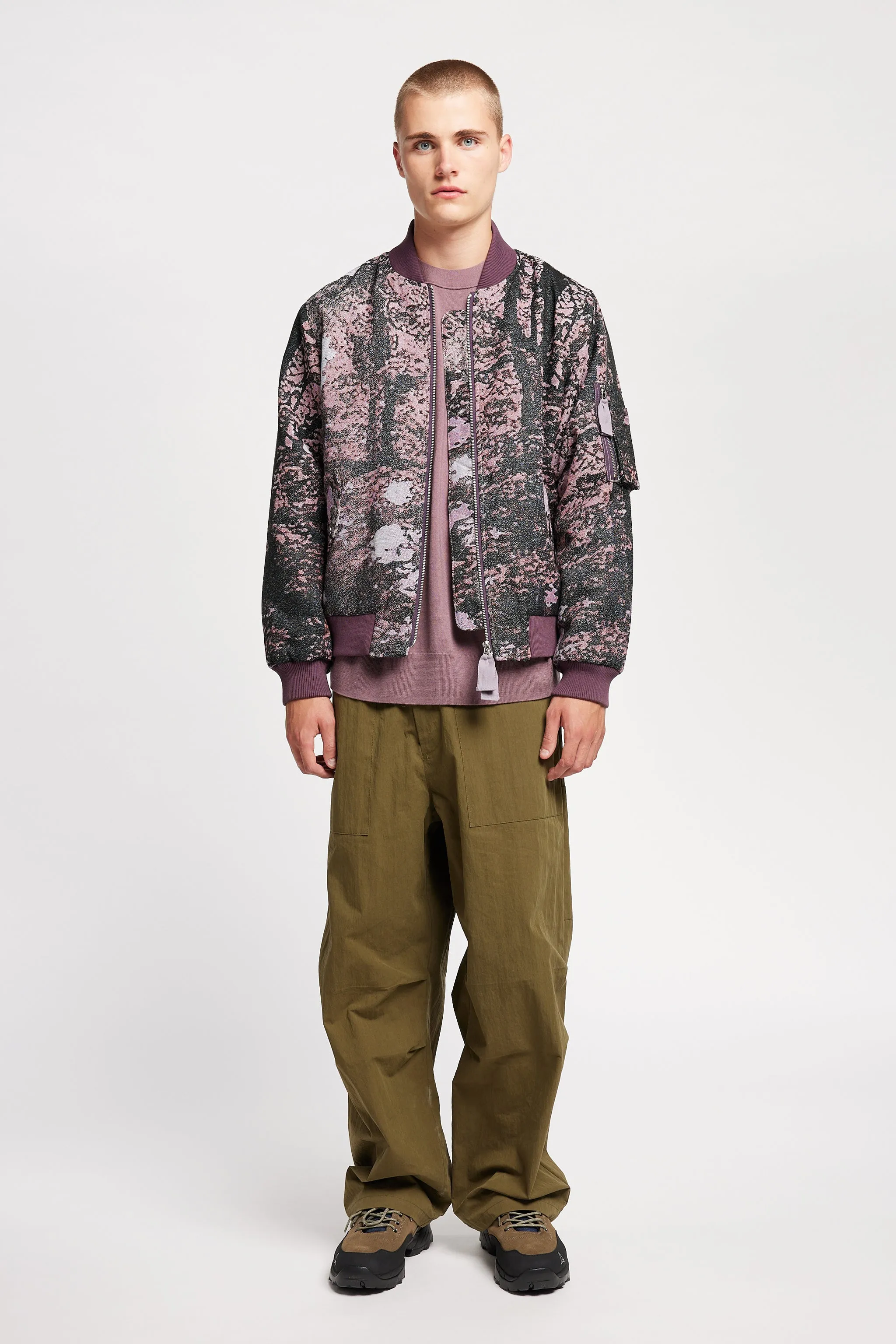 Sustain Unisex Bomber Purple Print sold by Kloke