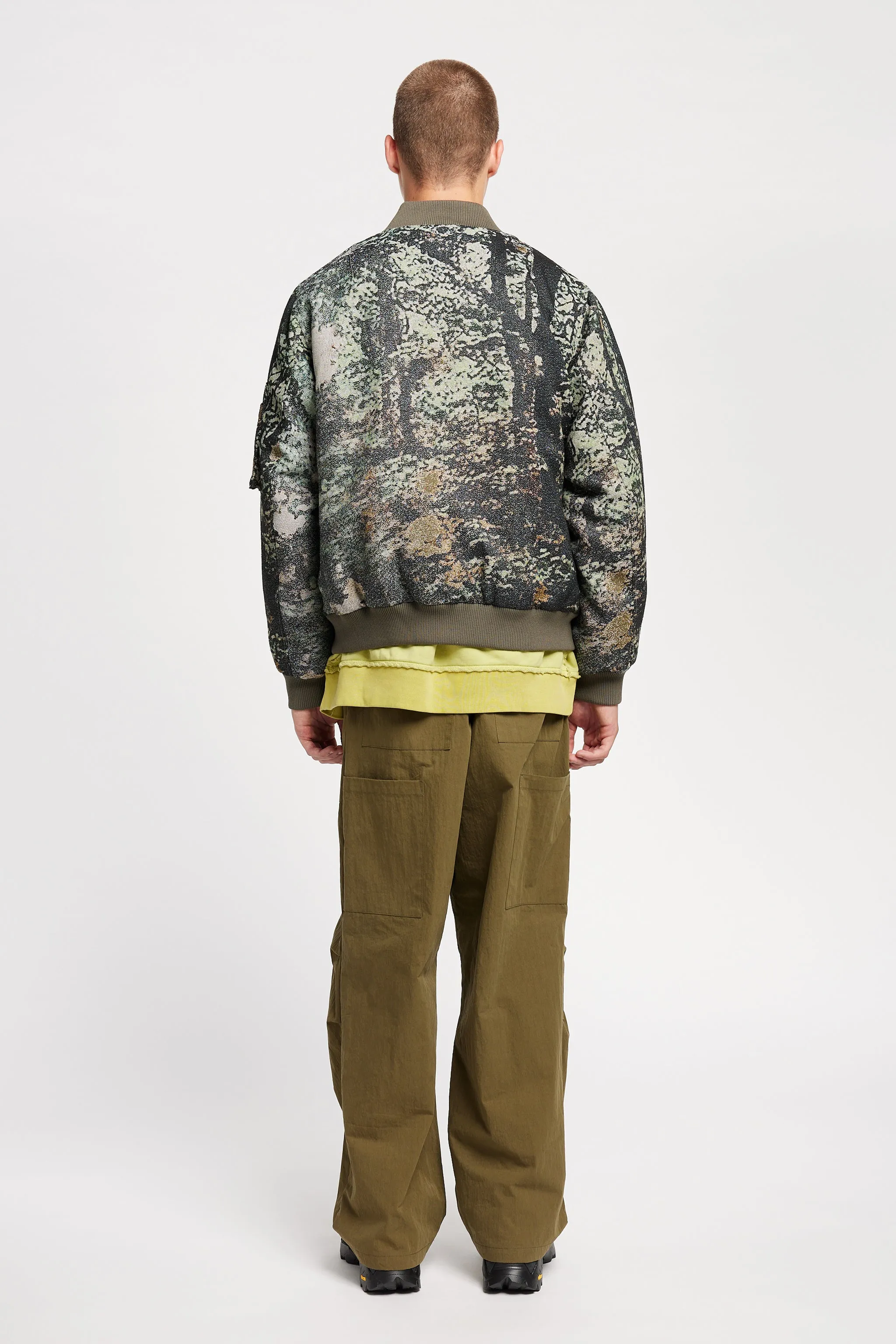Sustain Unisex Bomber Green Print sold by Kloke product image thumbnail 4
