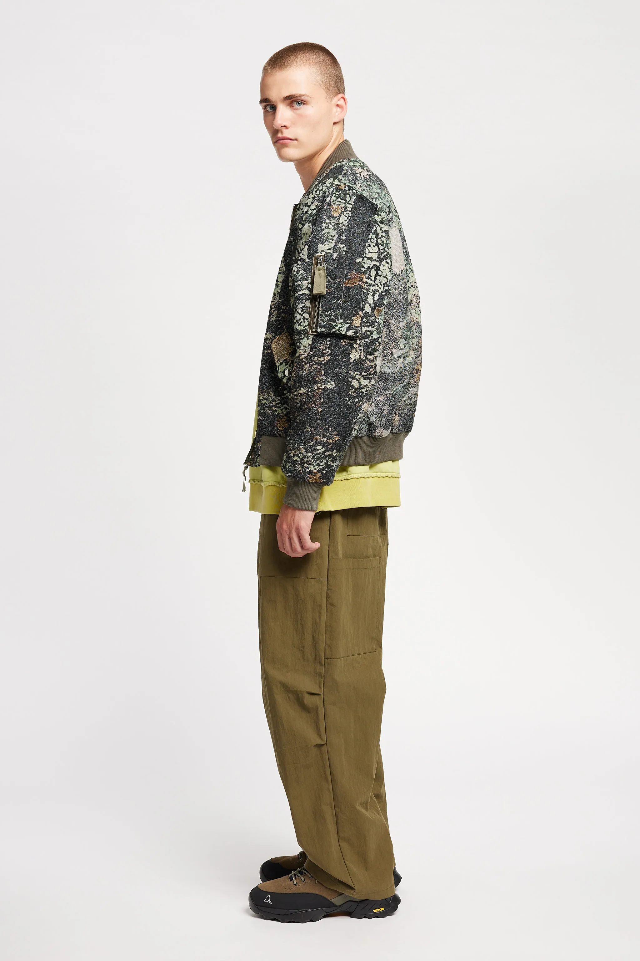 Sustain Unisex Bomber Green Print sold by Kloke product image thumbnail 5