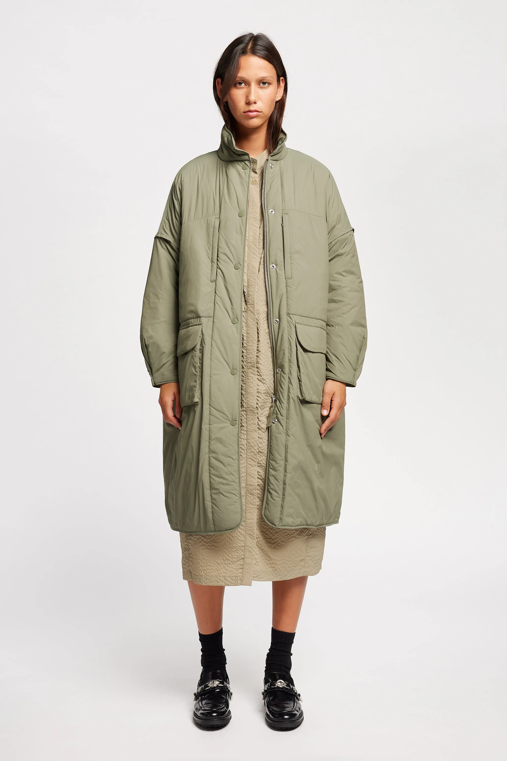 Restore Coat Dusty Olive sold by Kloke product image thumbnail 2