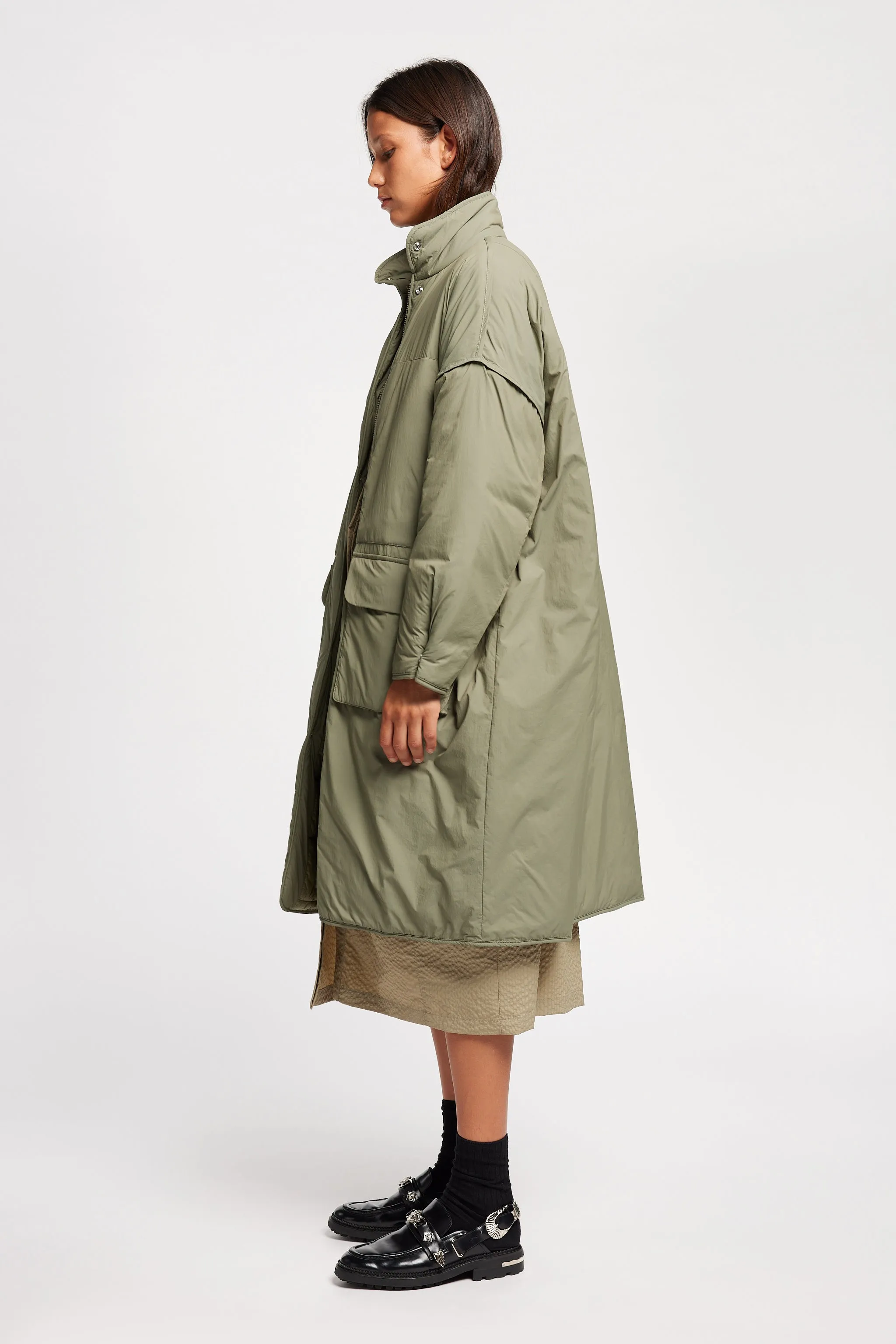 Restore Coat Dusty Olive sold by Kloke product image thumbnail 3