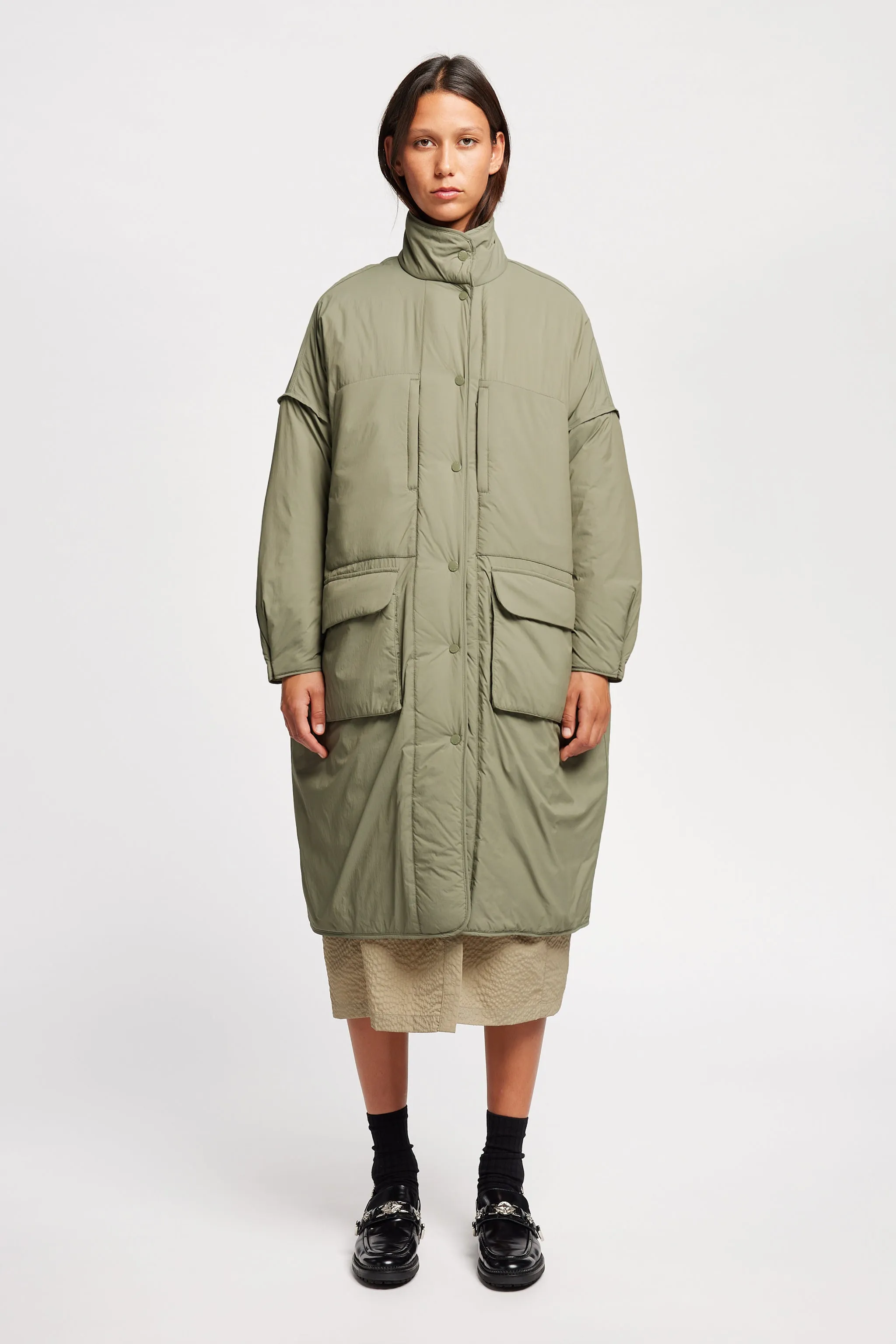 Restore Coat Dusty Olive sold by Kloke product image thumbnail 5