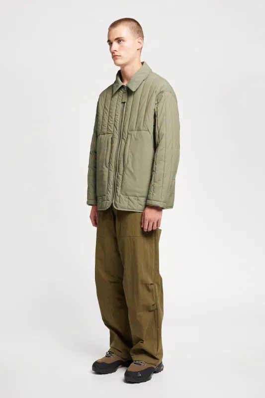 Response Quilted Jacket Dusty Olive made by Kloke