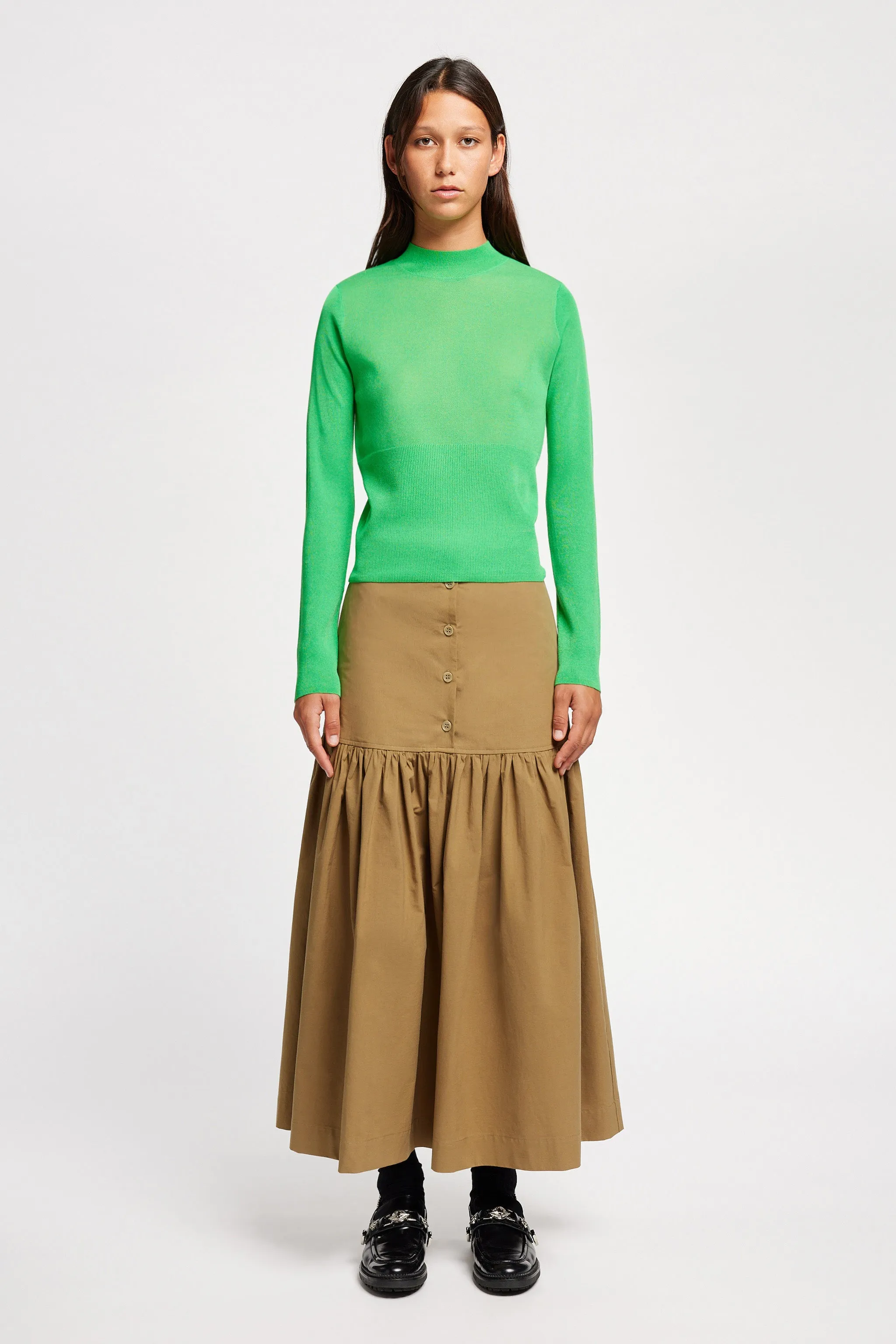 Clarity Slim Knit Vivid Green sold by Kloke