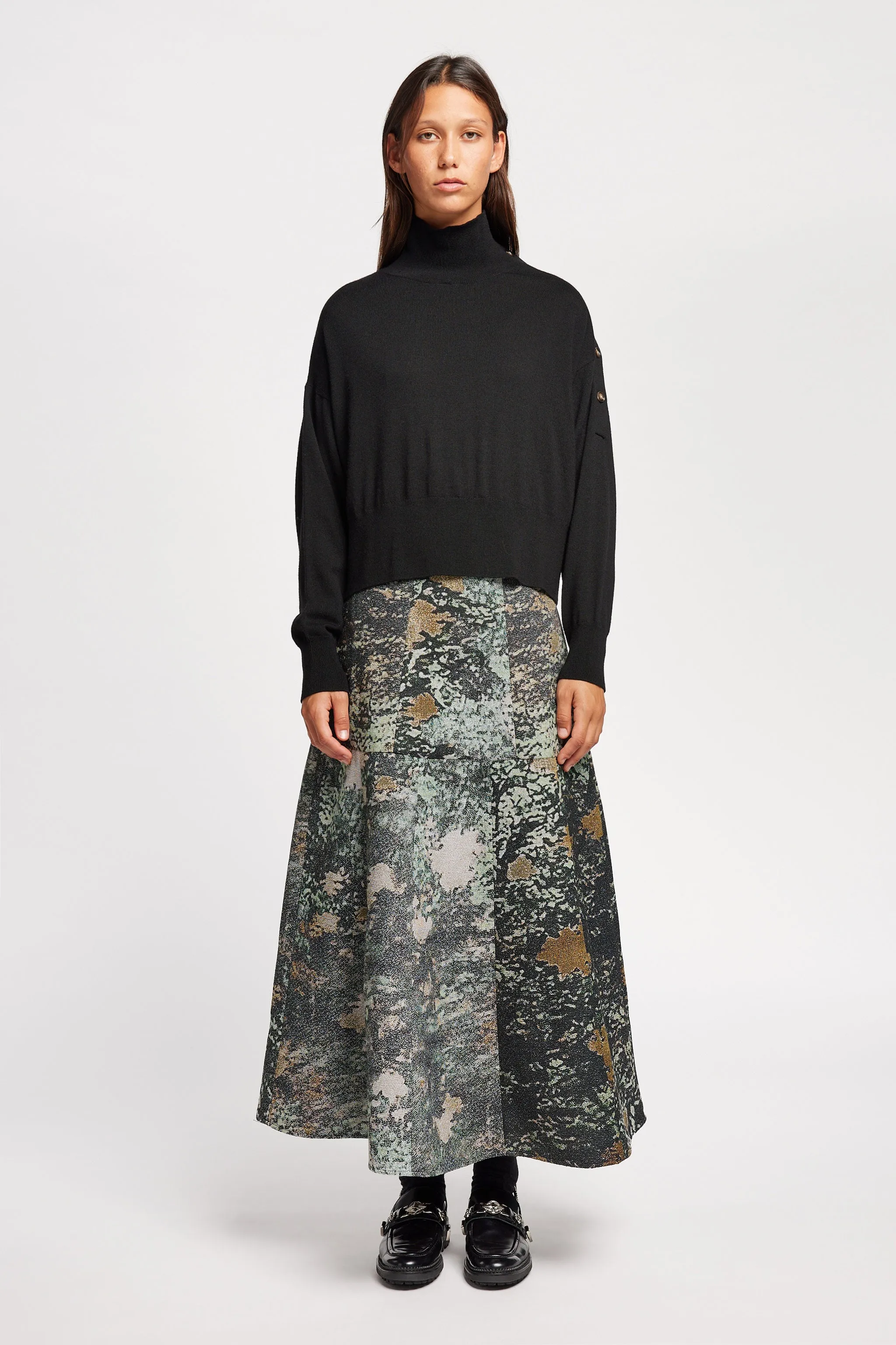 Impart Mock Neck Knit Black sold by Kloke product image thumbnail 2