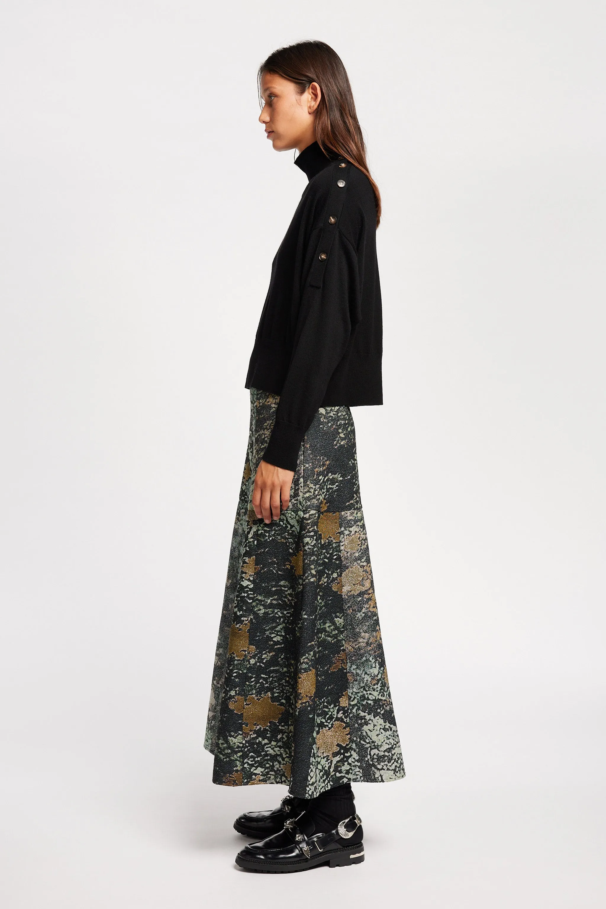 Impart Mock Neck Knit Black sold by Kloke product image thumbnail 3