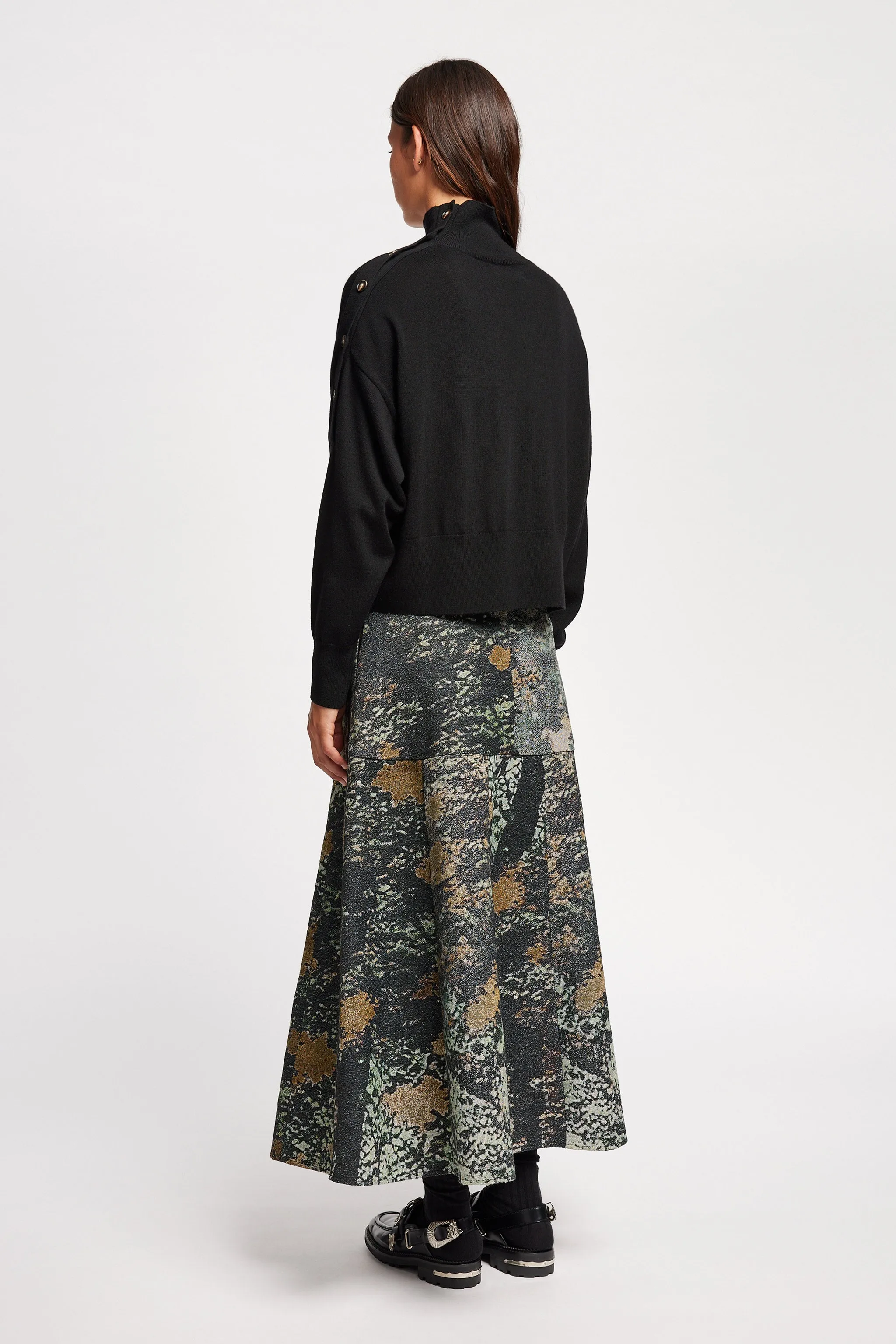 Impart Mock Neck Knit Black sold by Kloke product image thumbnail 4