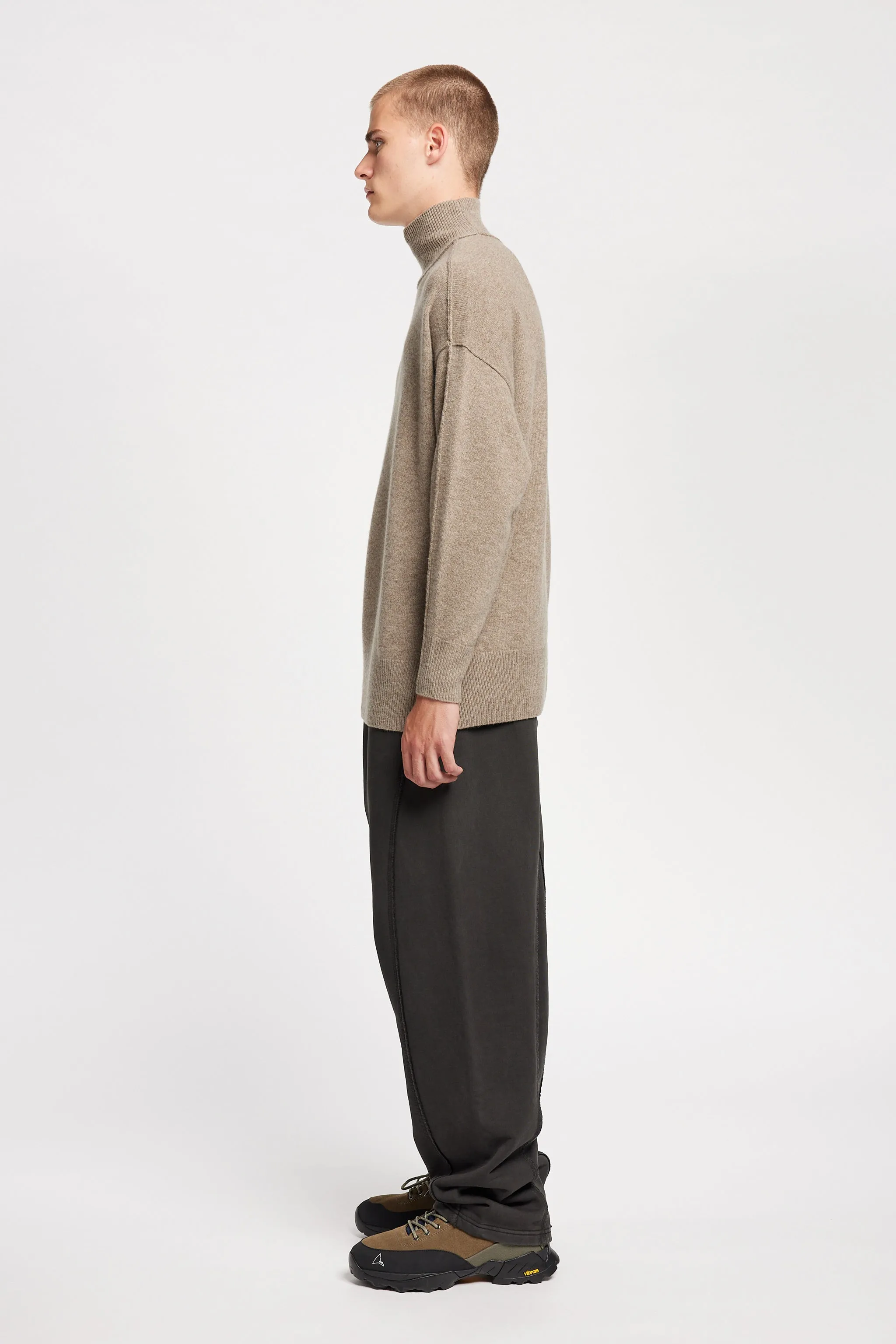 Prism Mock Neck Sweater Taupe sold by Kloke product image thumbnail 3