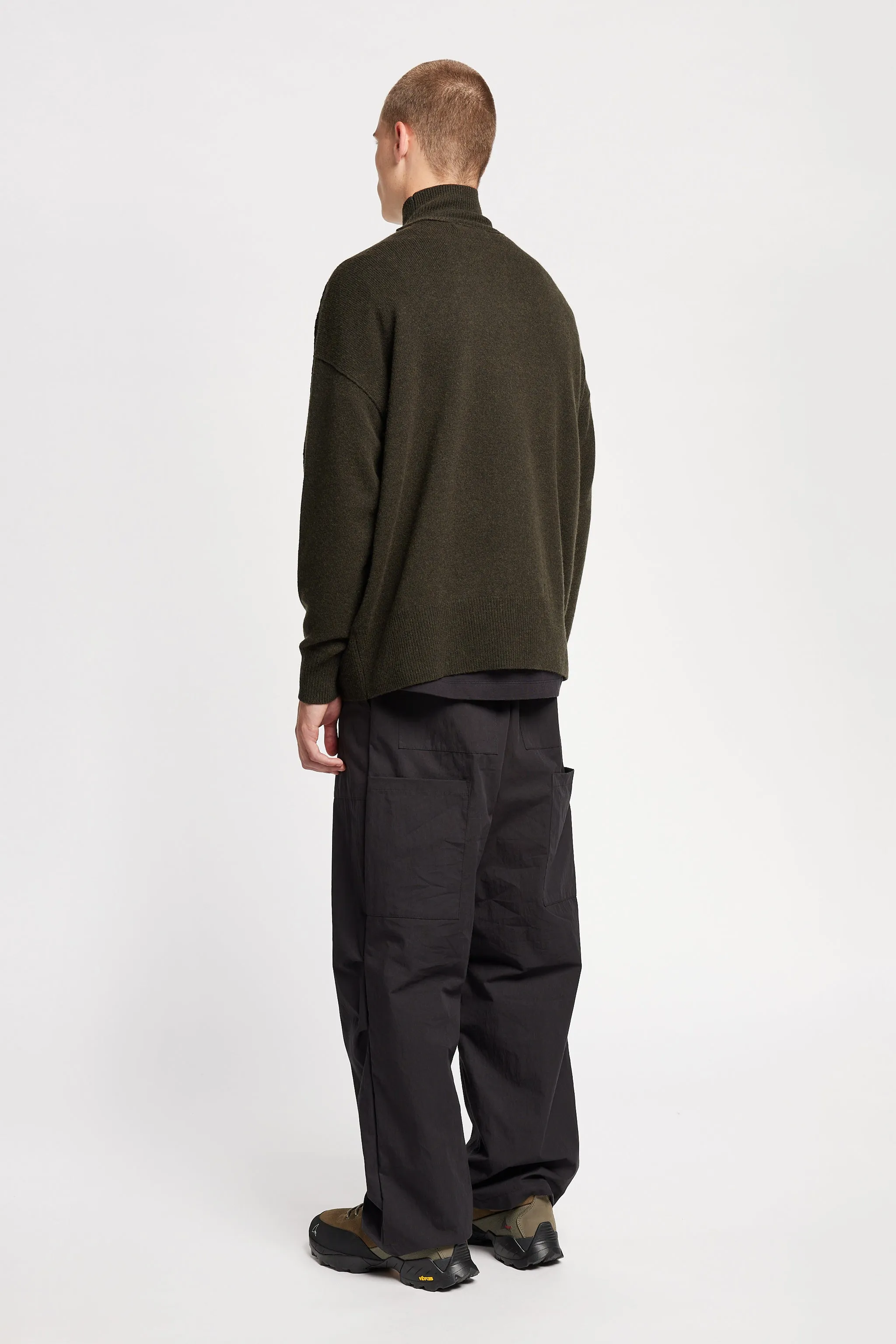 Prism Mock Neck Sweater Darkest Green sold by Kloke product image thumbnail 4